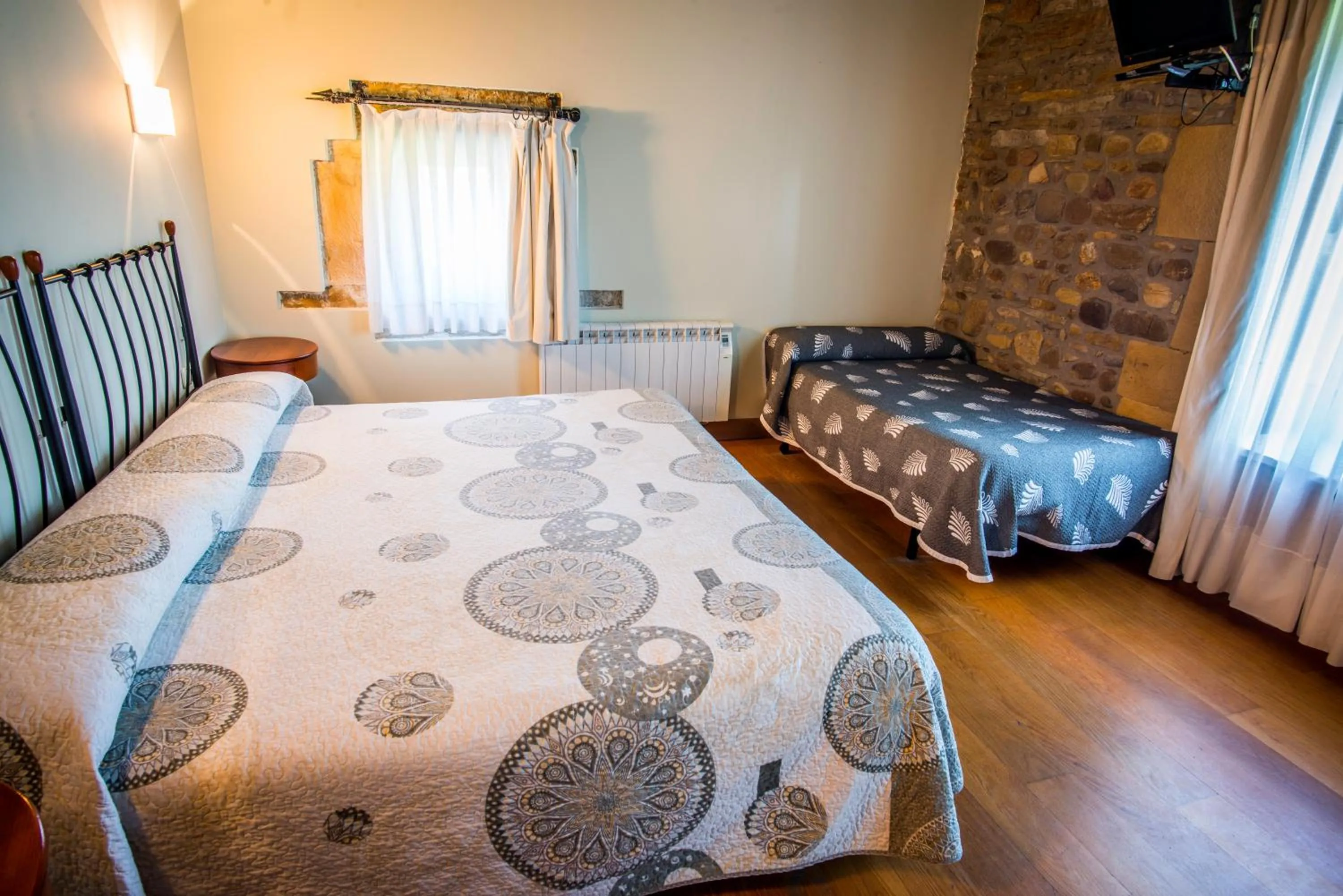 Bed in Hotel Palacio Atxega