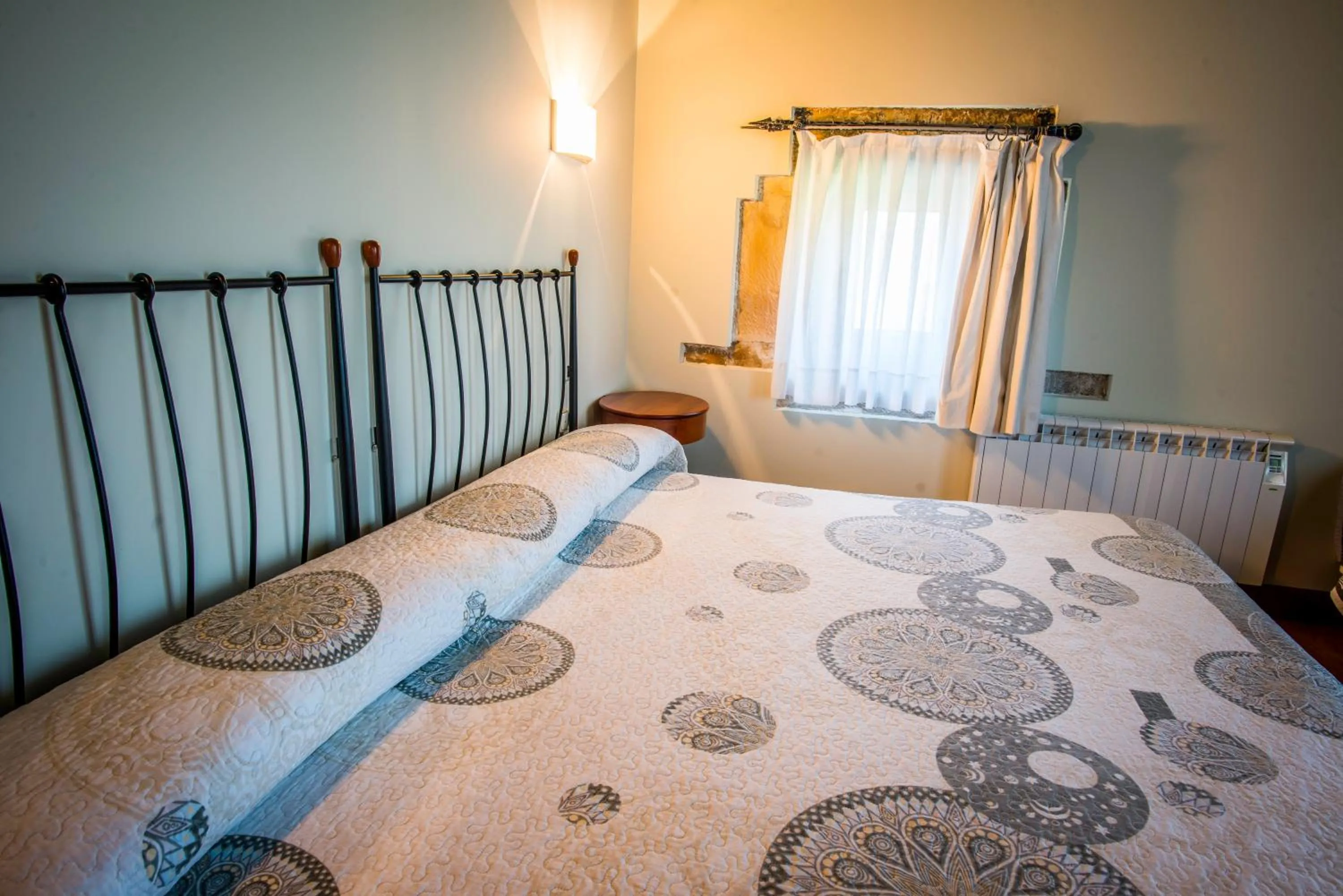 Bed in Hotel Palacio Atxega