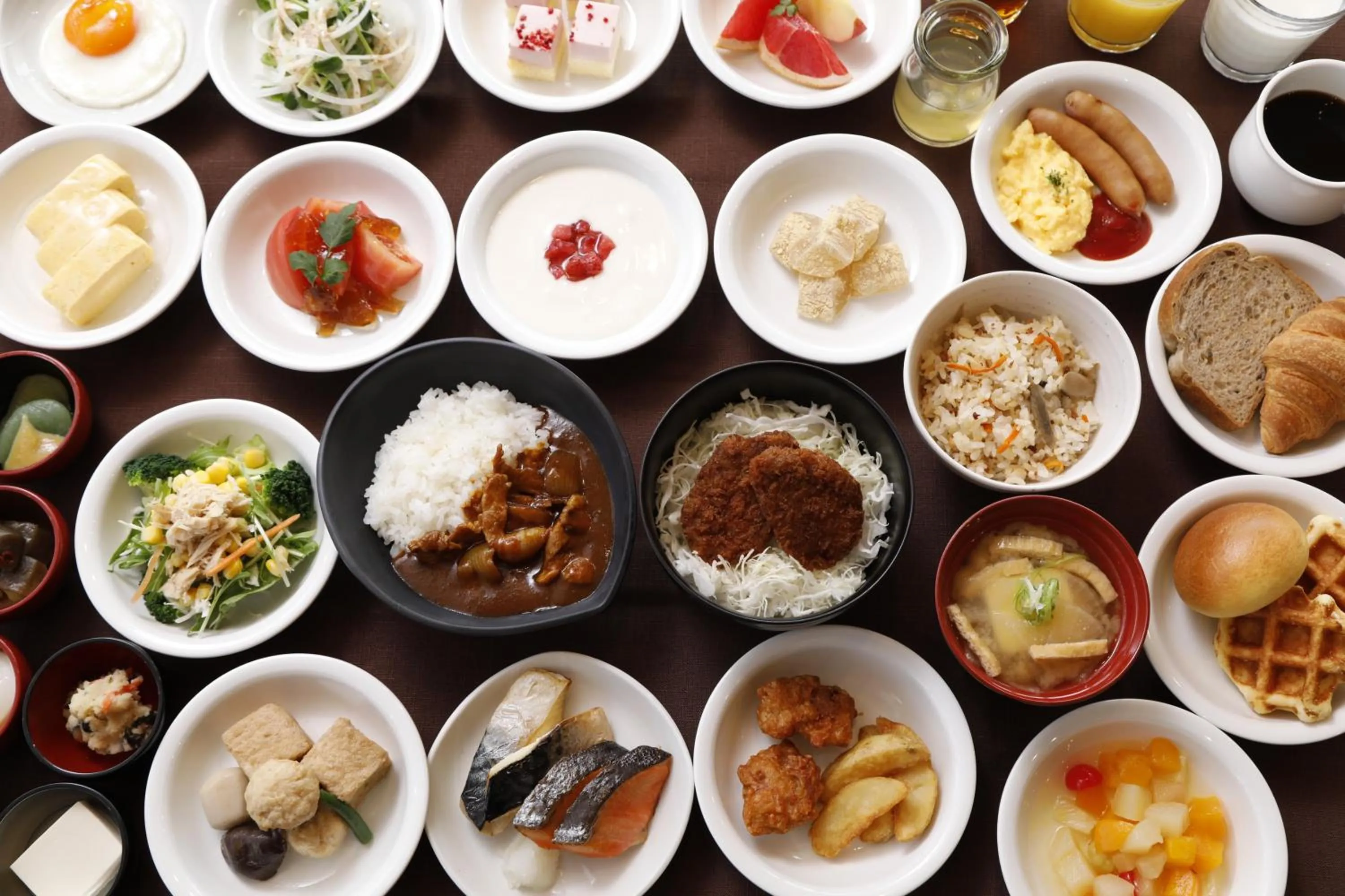 Breakfast in Dormy Inn Maebashi