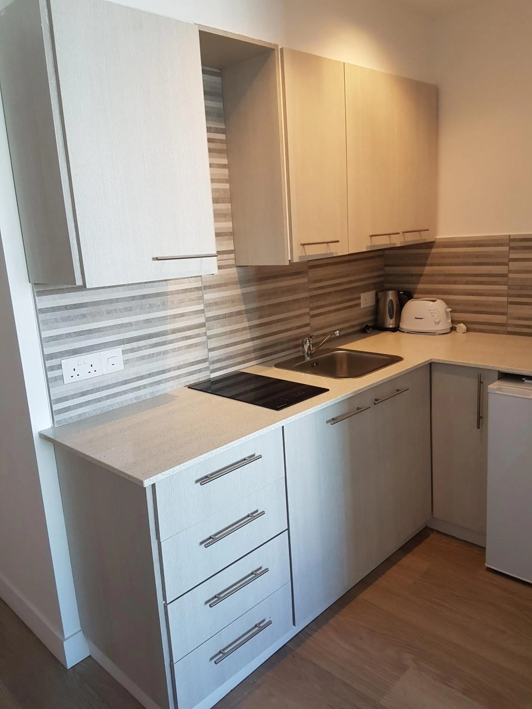 Kitchen or kitchenette in Melini Hotel Suites