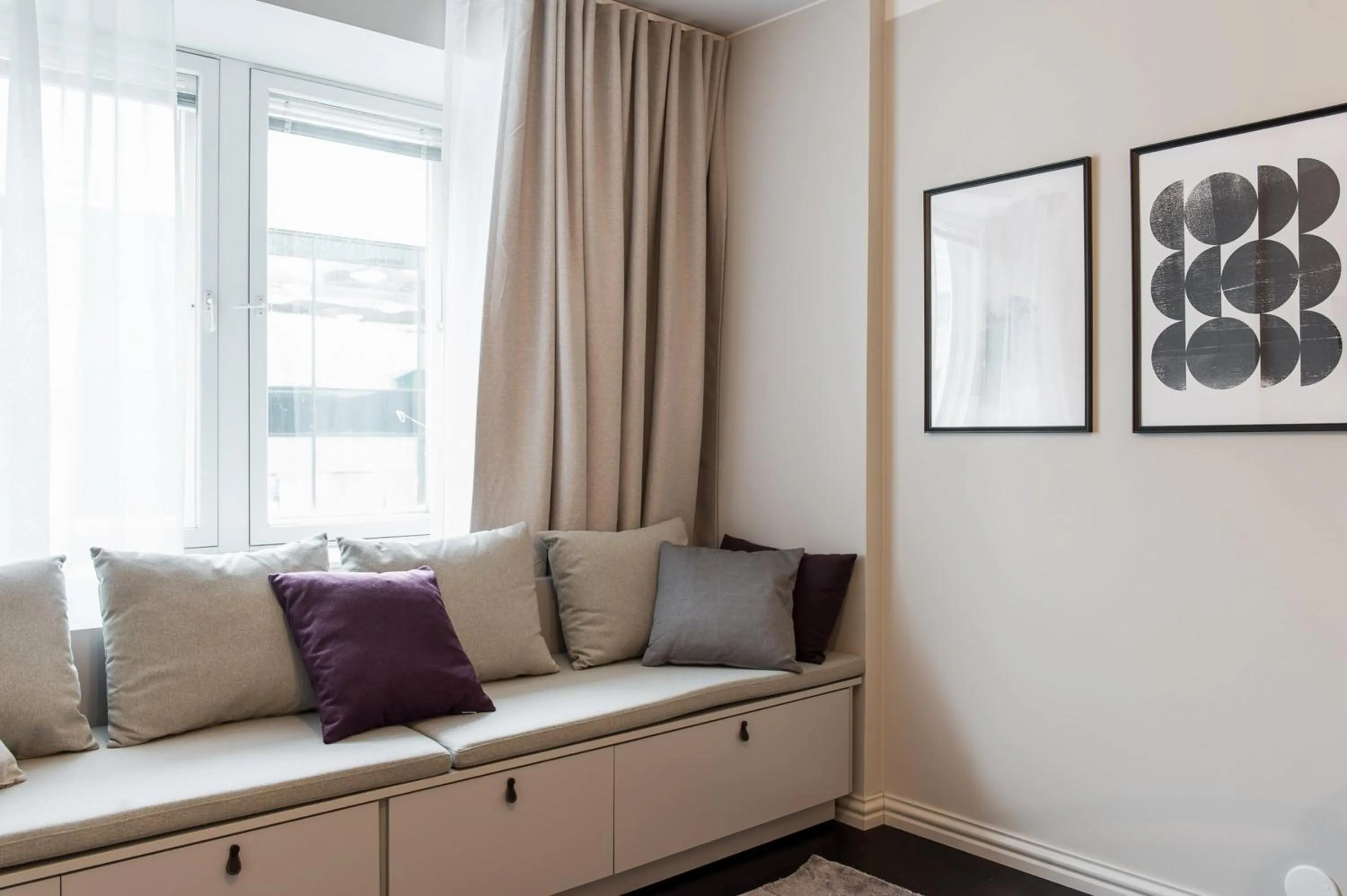 Living room in Forenom Aparthotel Turku