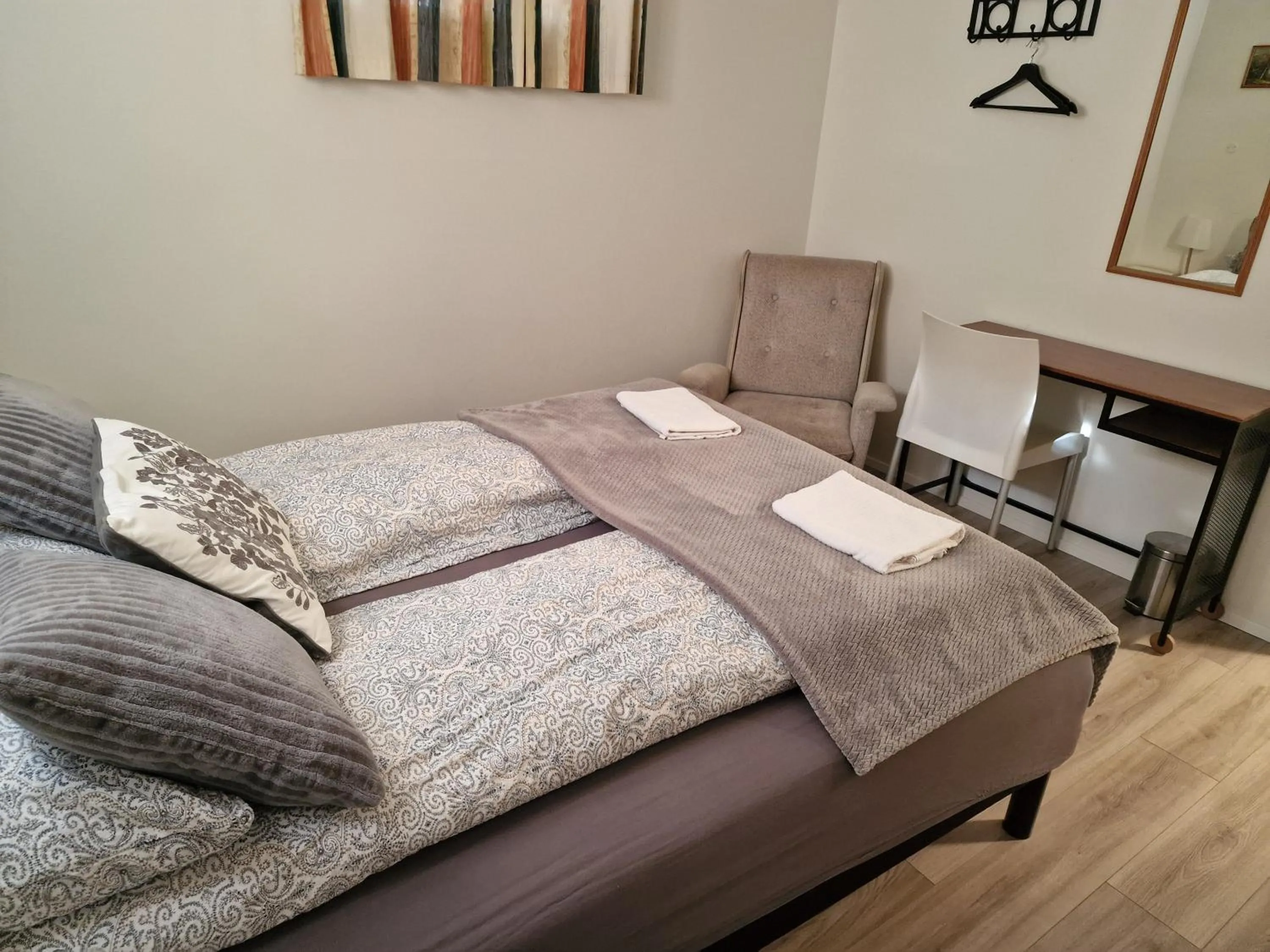 Bed in Húsid Guesthouse