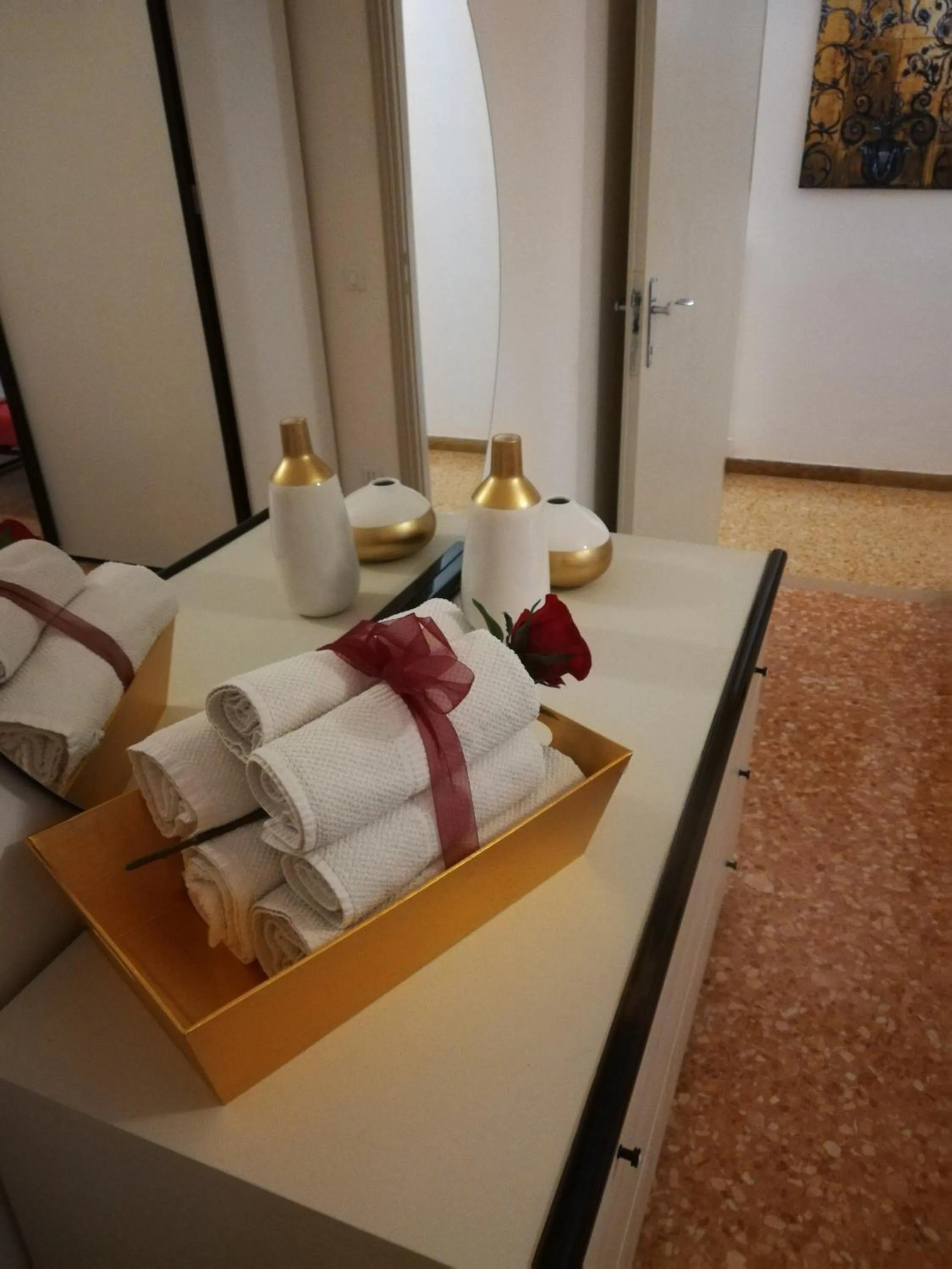 Bed in CasaMisa Ca' Amaranta