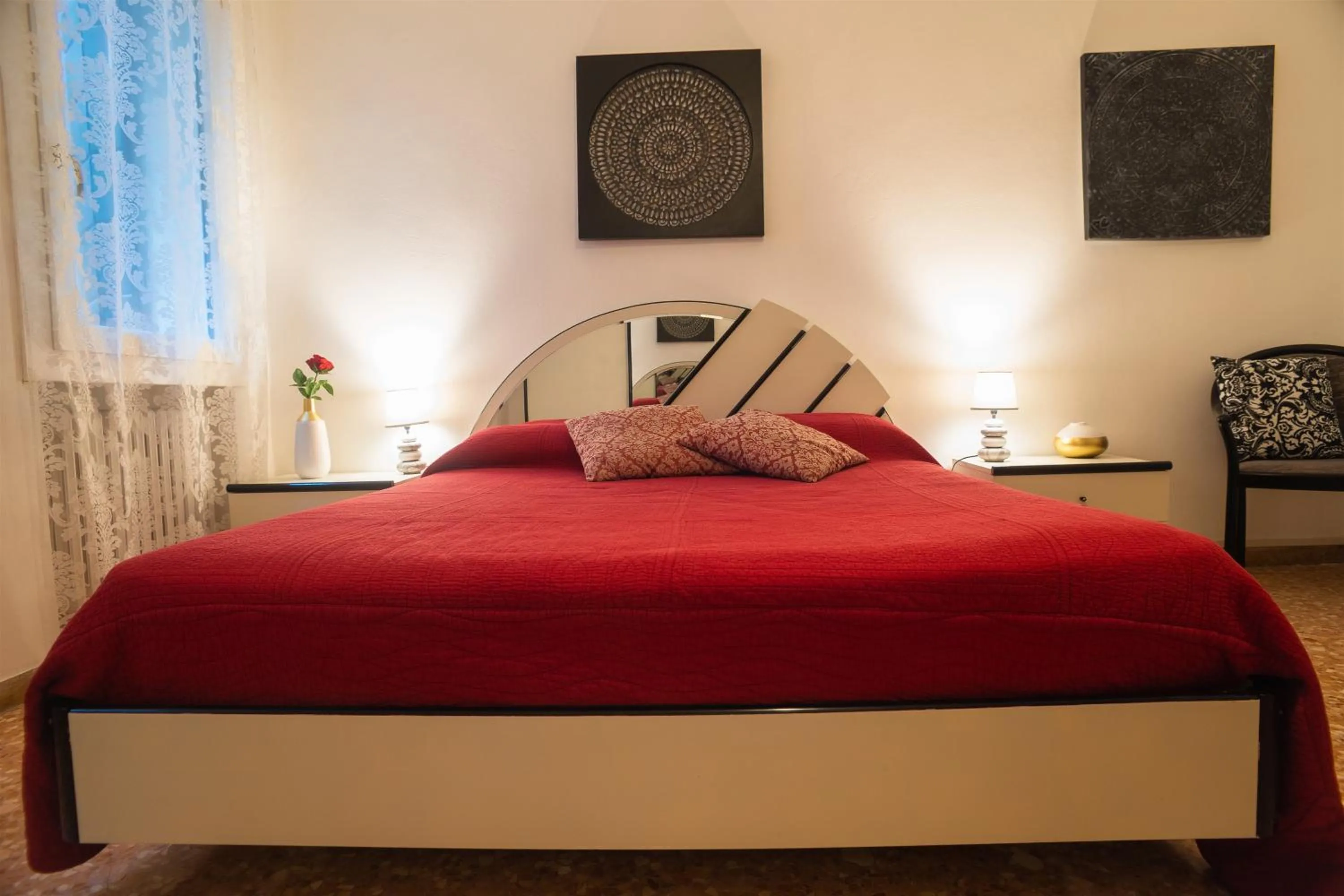 Bed in CasaMisa Ca' Amaranta