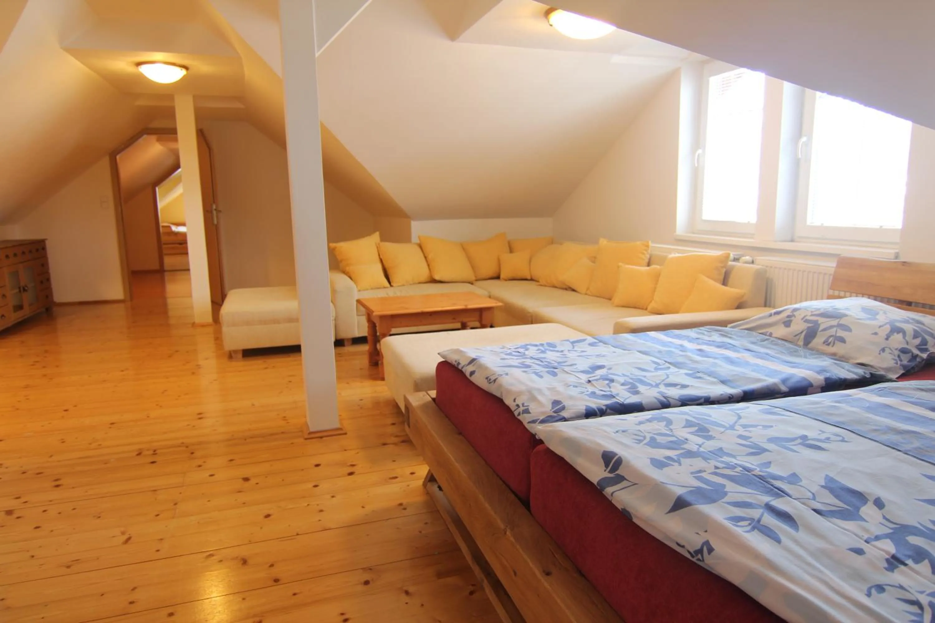 Bed in Hotel Restaurant Svejk