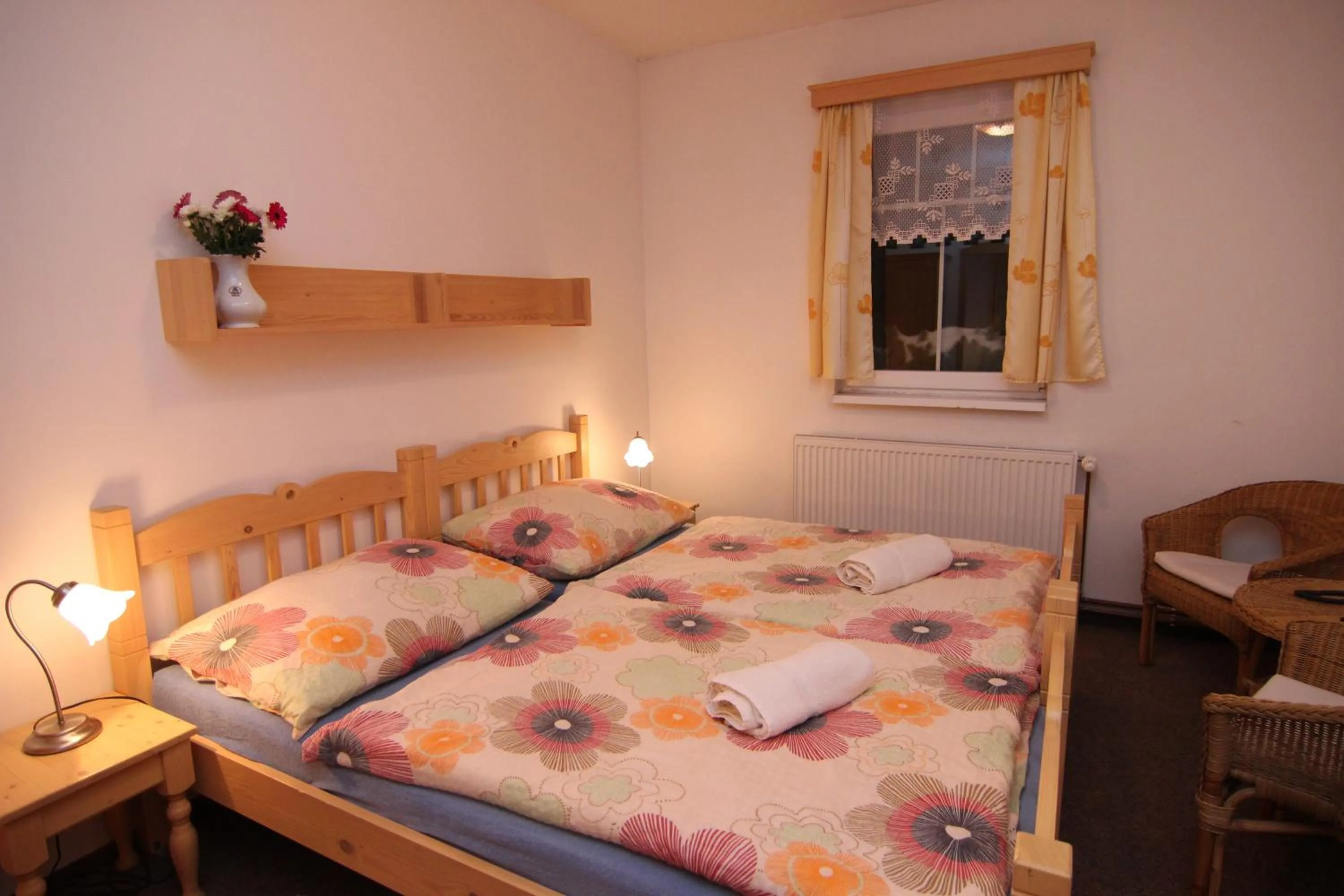 Bed in Hotel Restaurant Svejk