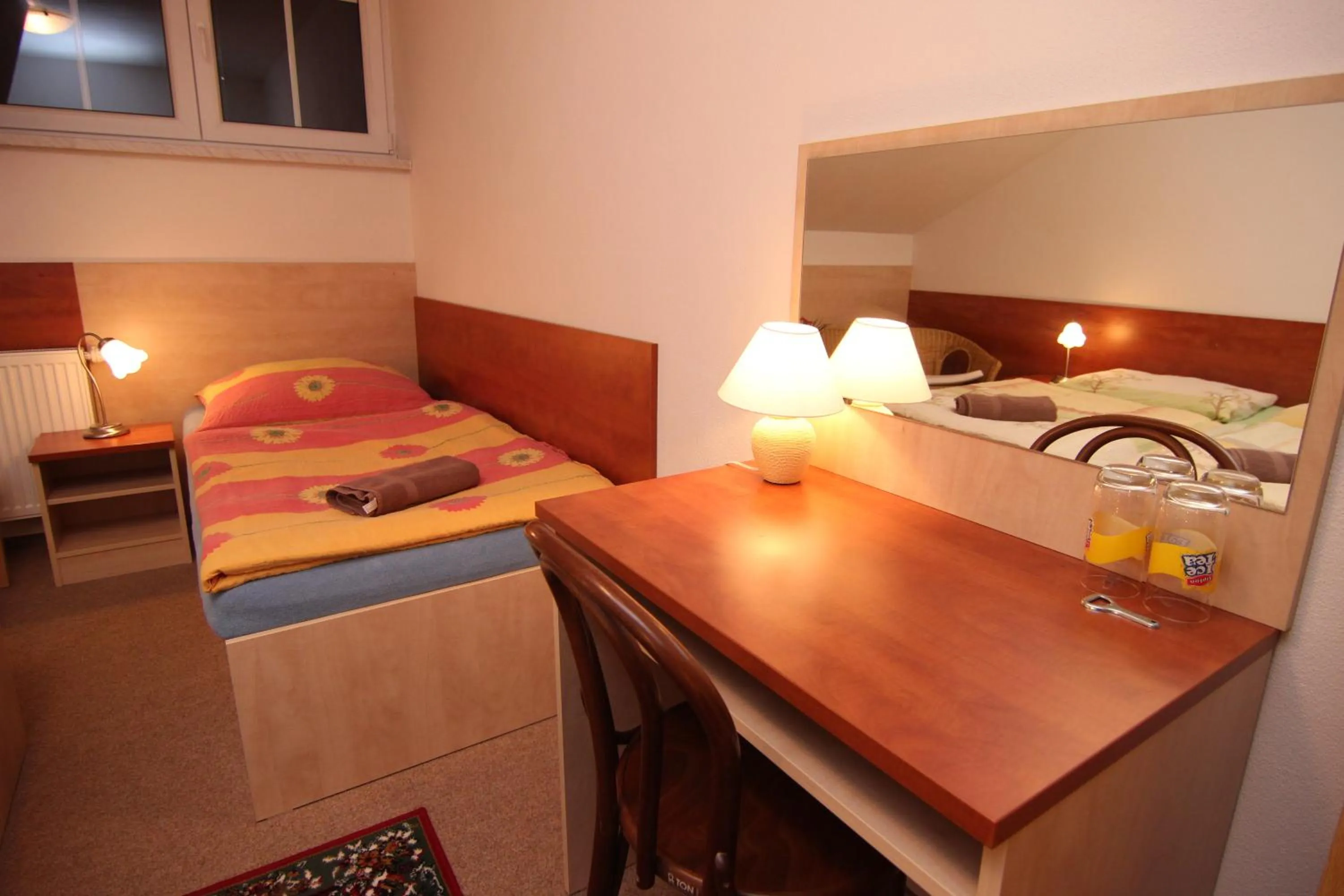 Bed in Hotel Restaurant Svejk