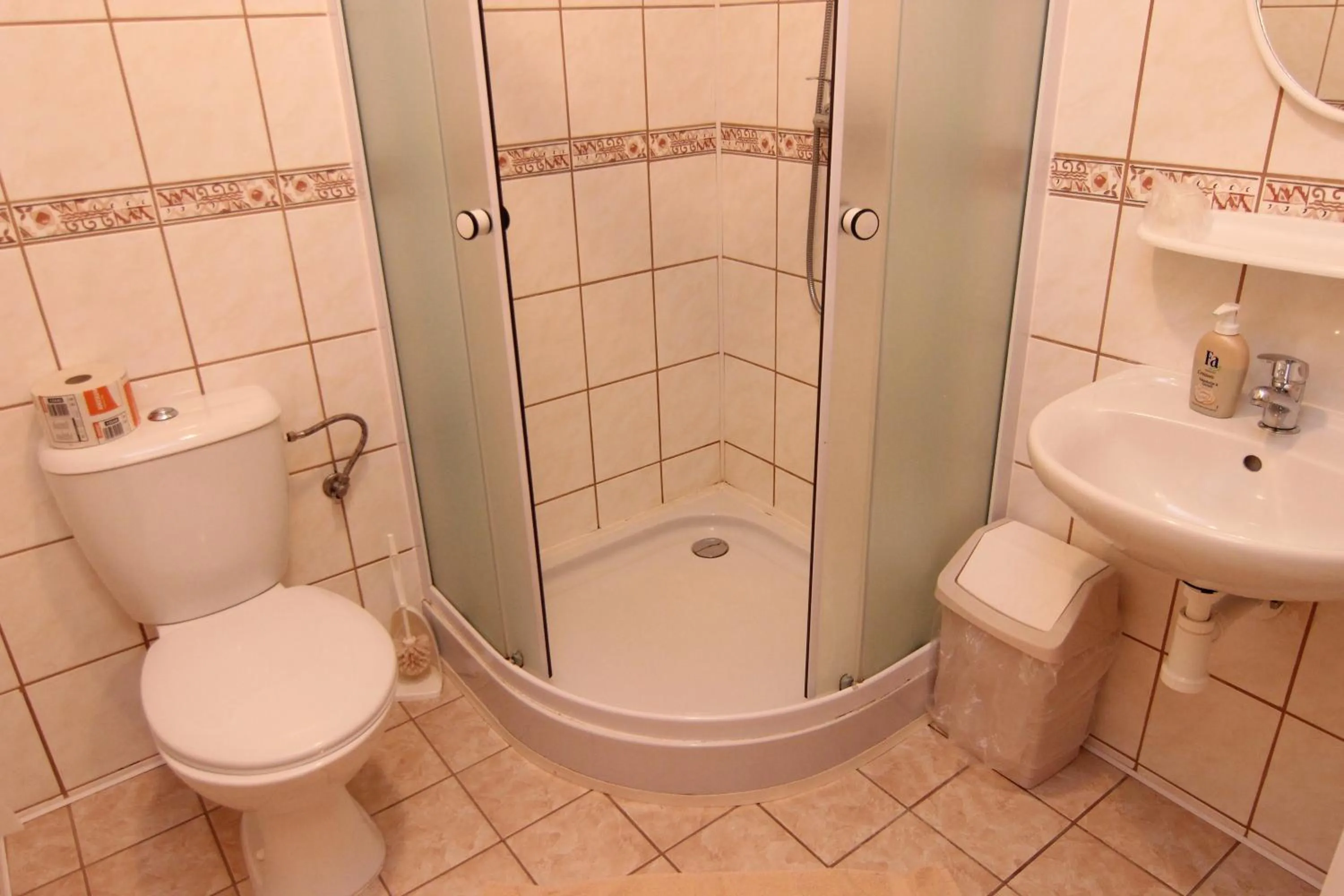 Bathroom in Hotel Restaurant Svejk