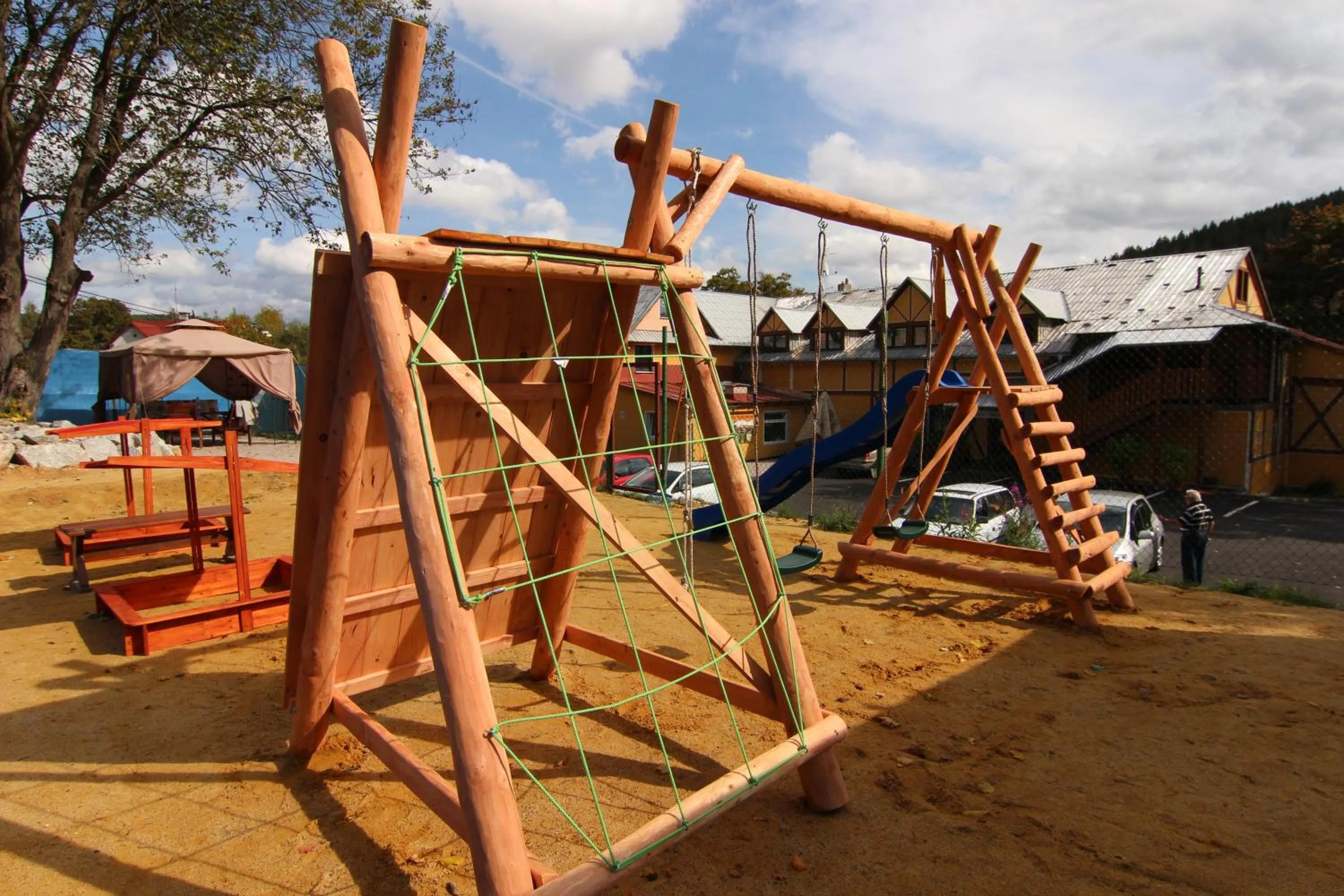 Children play ground in Hotel Restaurant Svejk