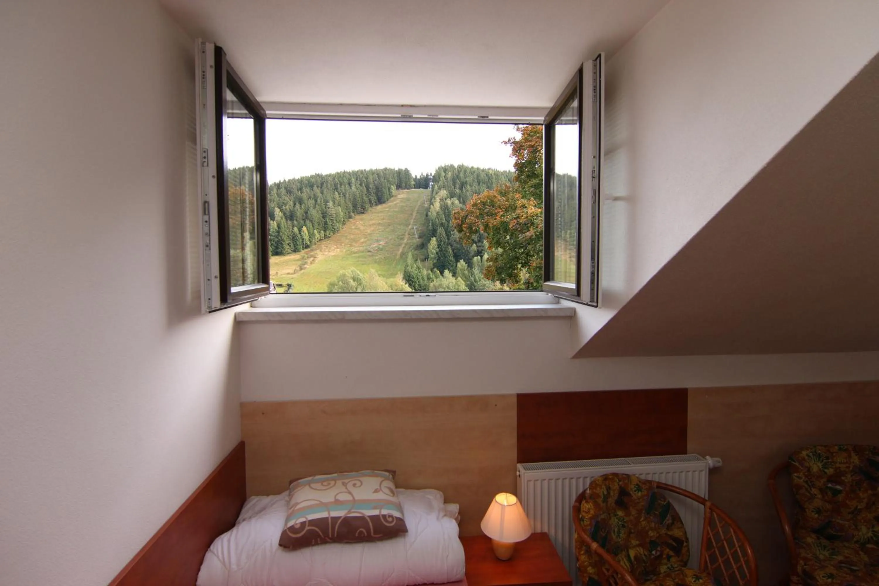 Day, Bed in Hotel Restaurant Svejk