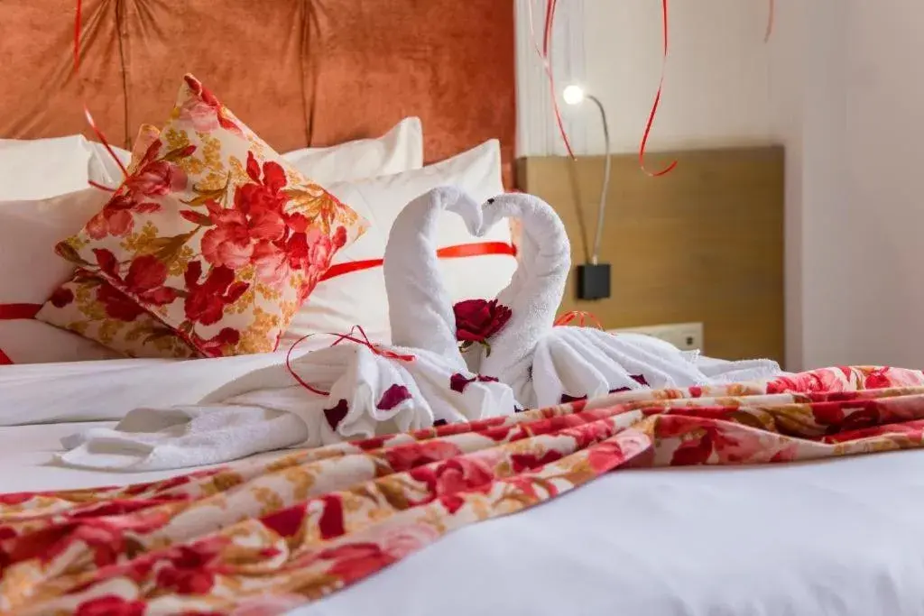 Bed in Mandarin Palace Hotel & Spa Bed in Mandarin Palace Hotel & Spa