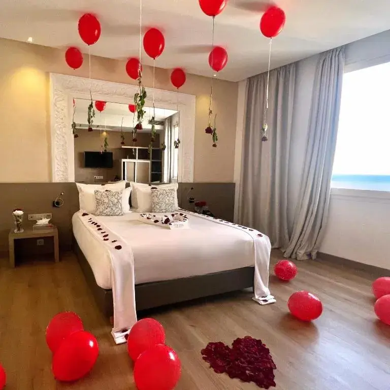 Bed in Mandarin Palace Hotel & Spa Bed in Mandarin Palace Hotel & Spa