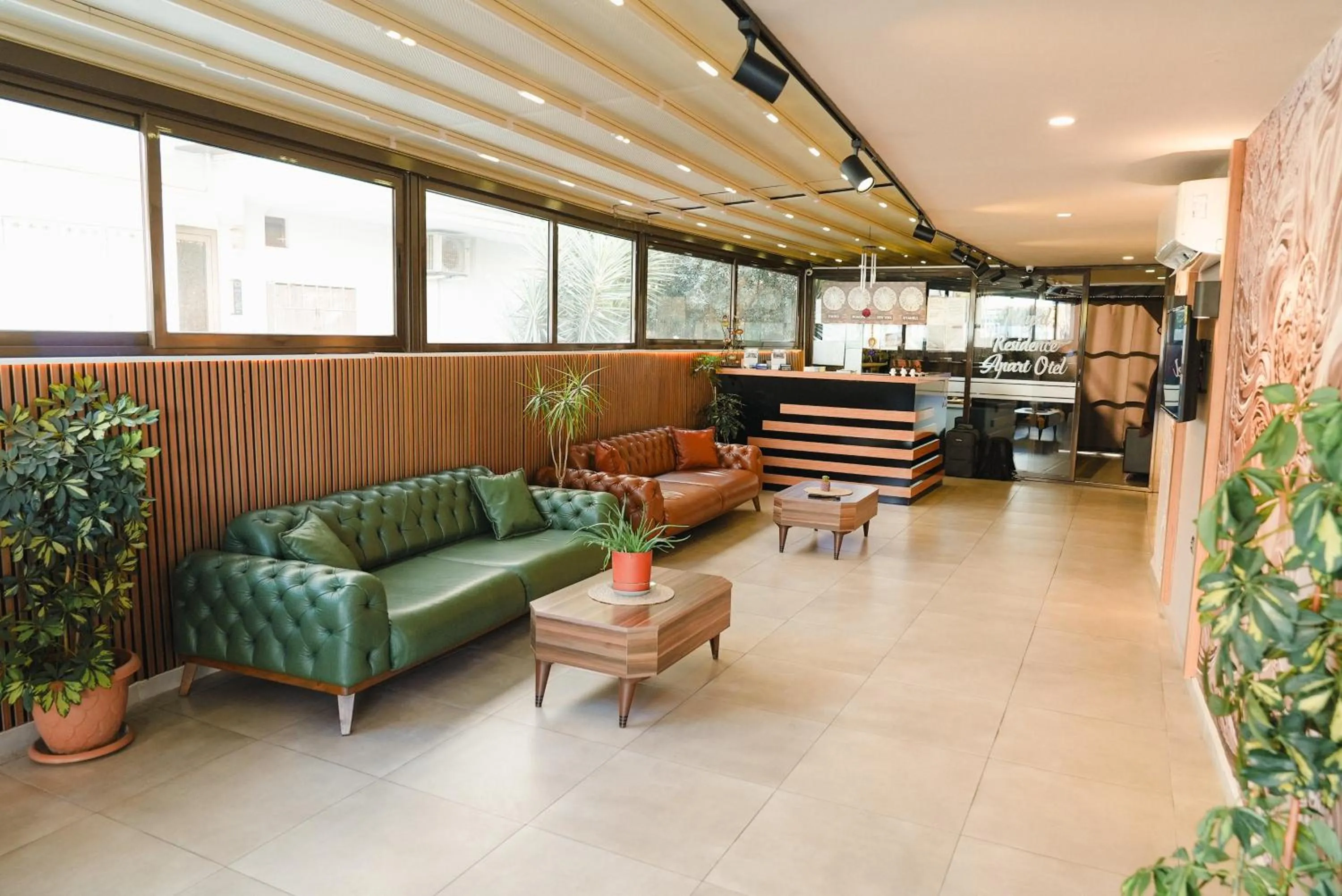 Lobby or reception in Hayal Residence Apart Otel