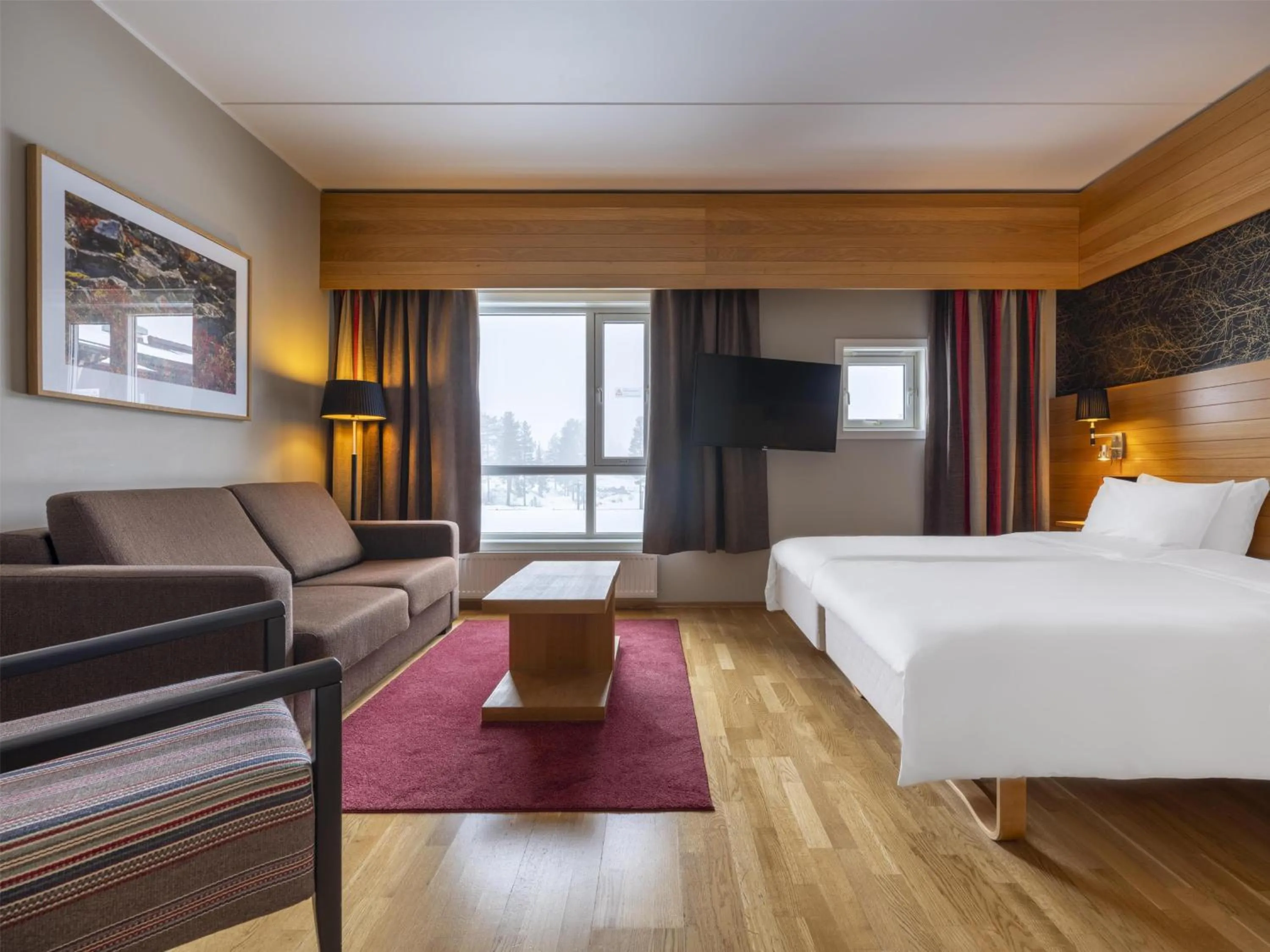 Bedroom, Bed in Radisson Blu Resort, Trysil