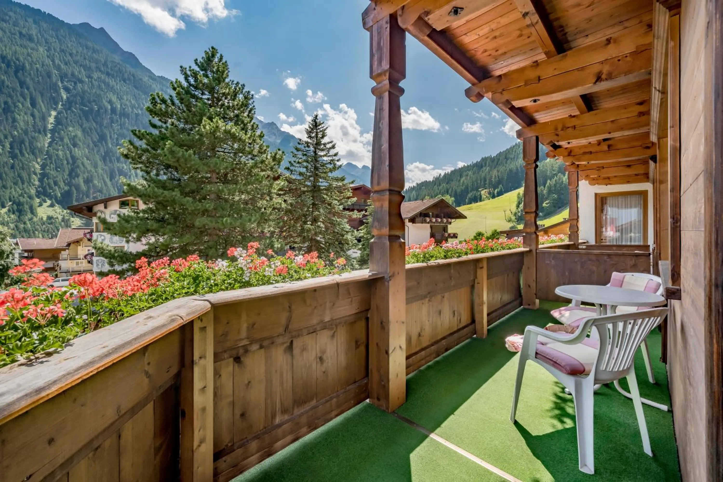 View (from property/room) in Pension Almrausch