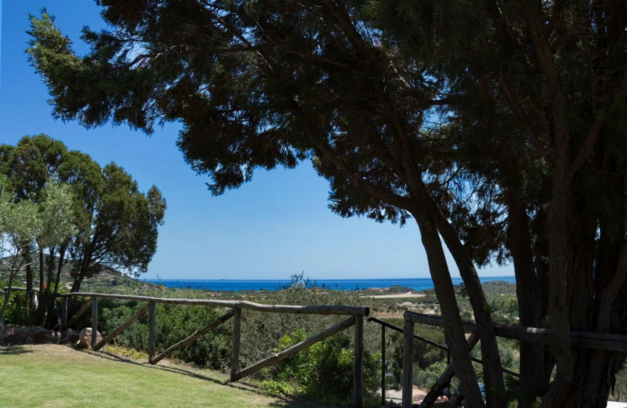 Garden view in CASE BELVEDERE