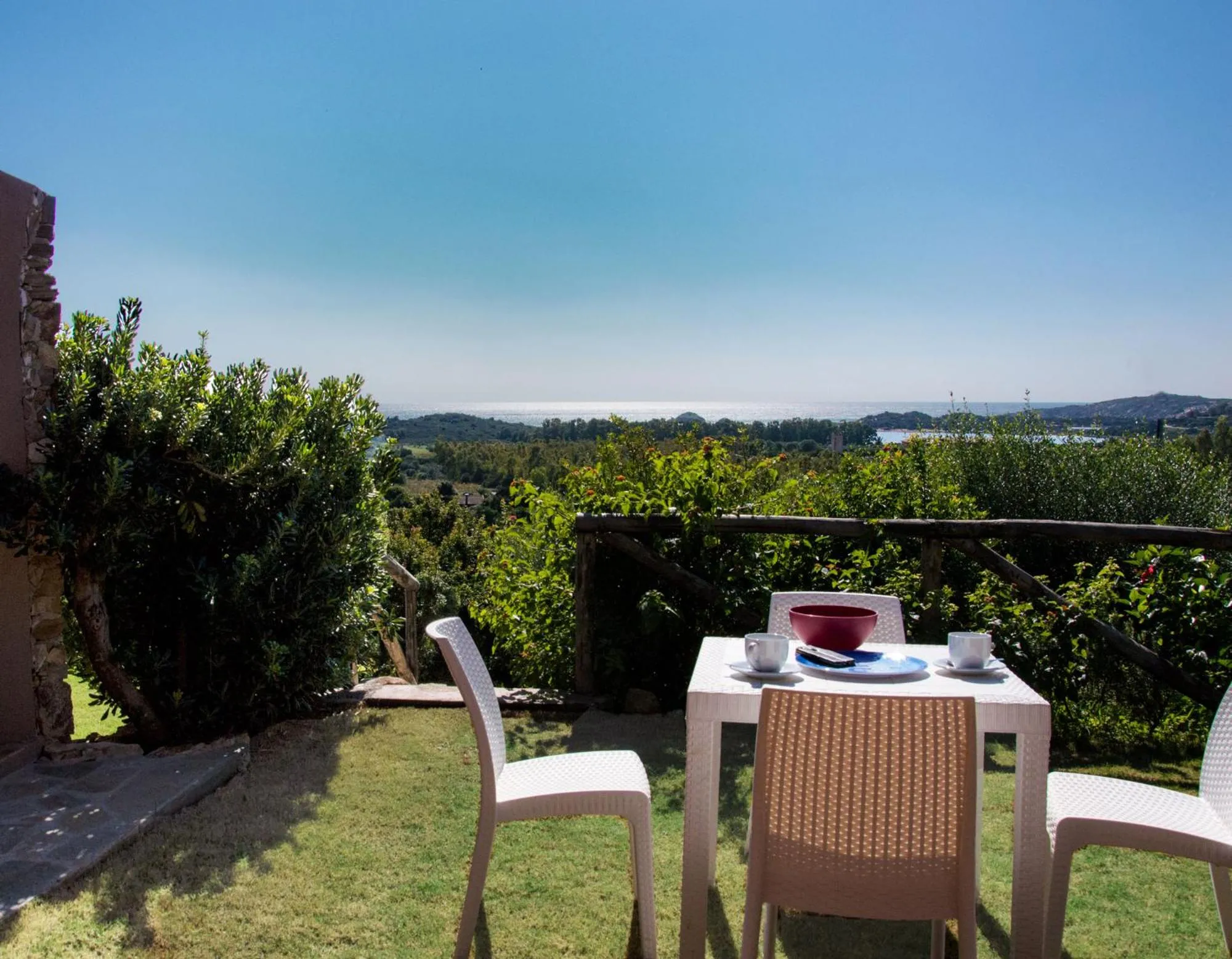 Garden view in CASE BELVEDERE