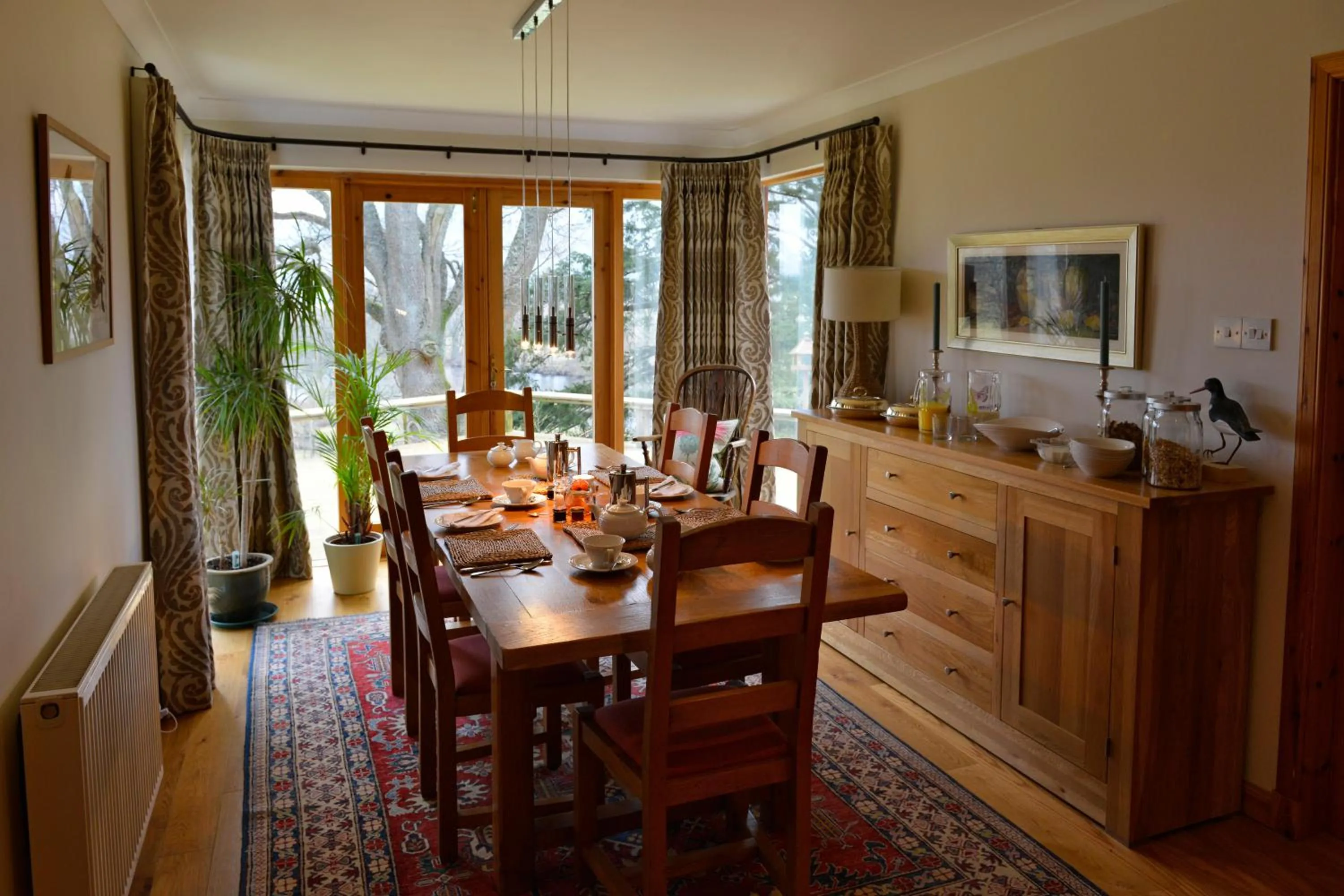 Dining area in Brae House