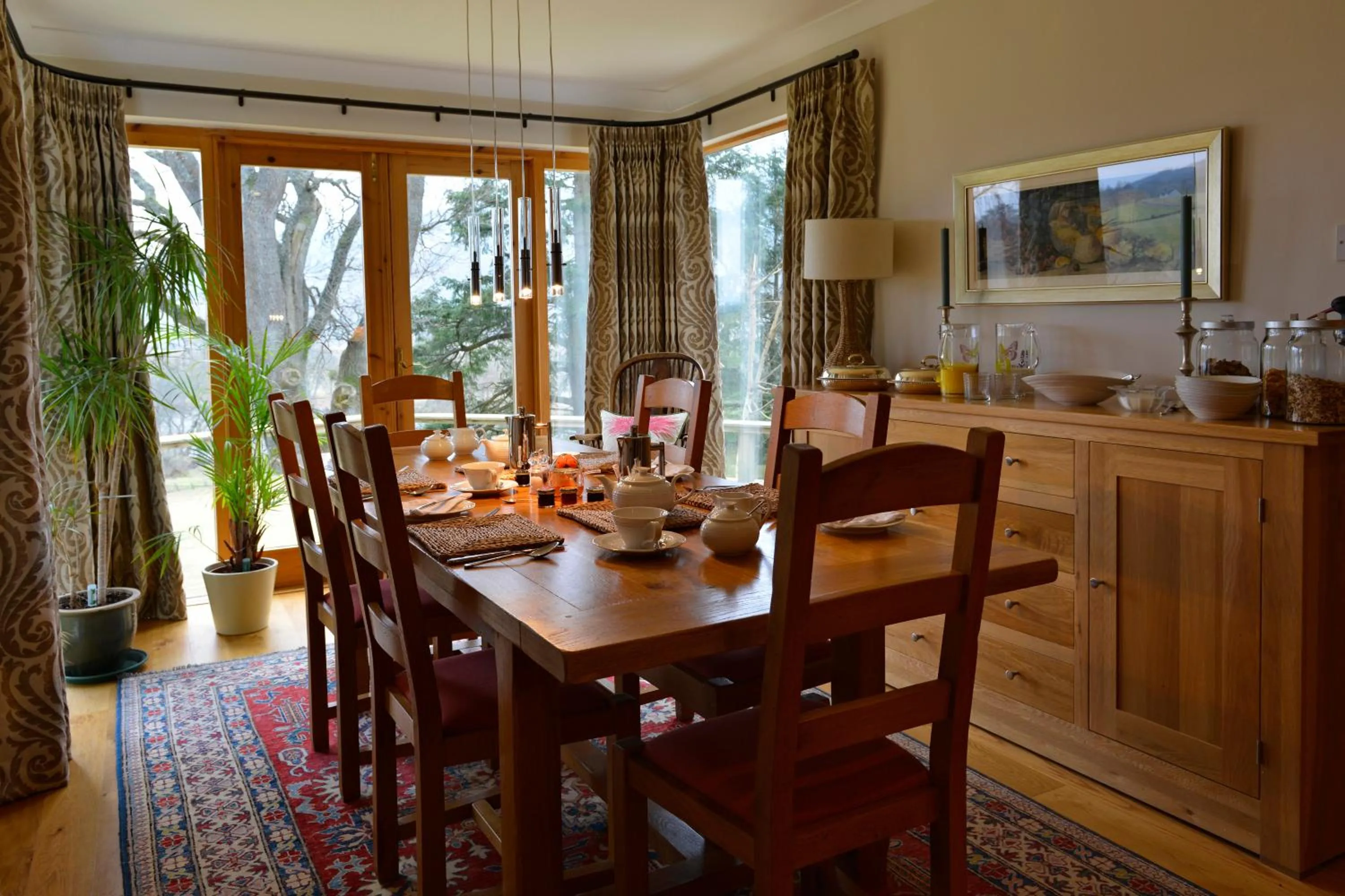 Dining area in Brae House