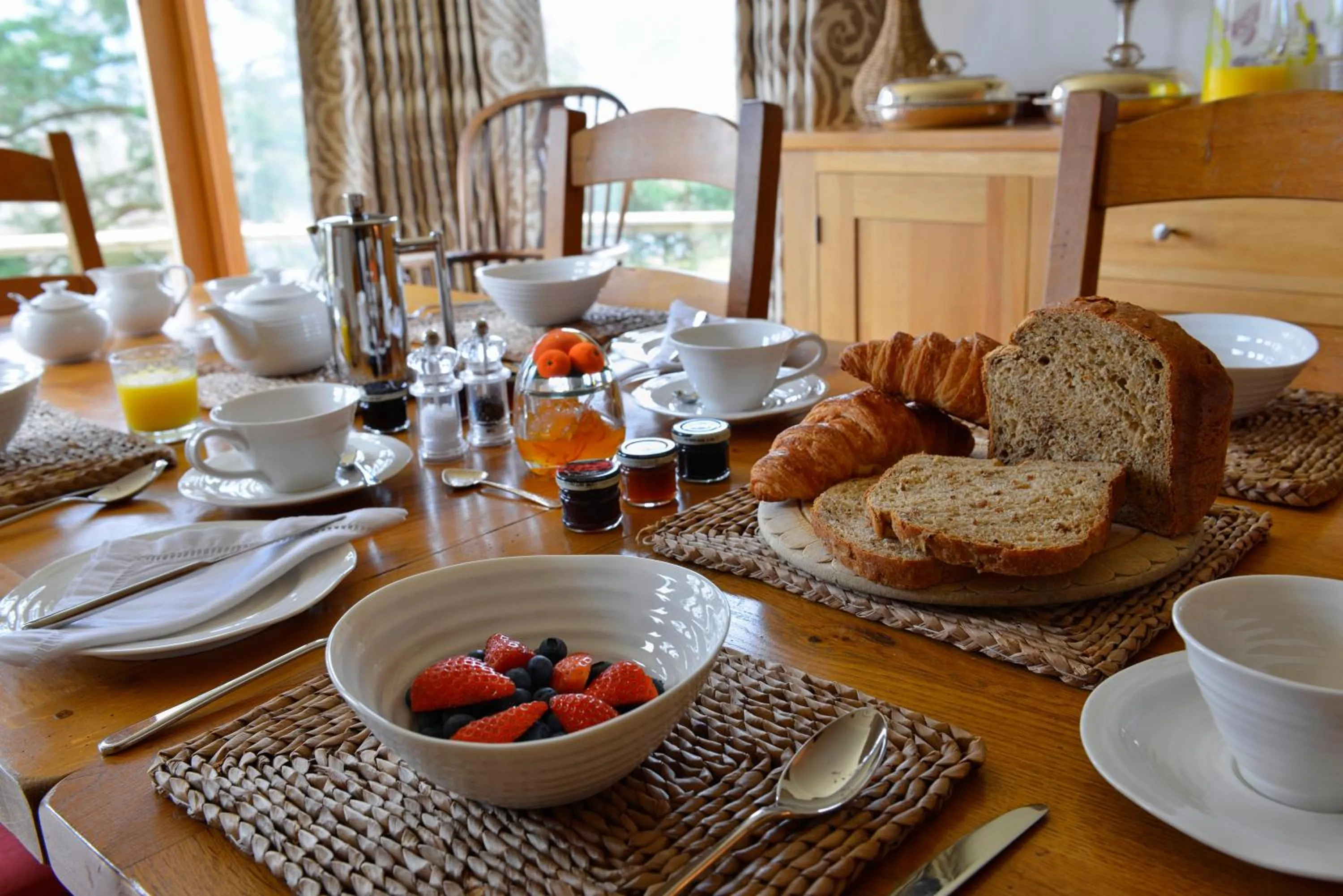 Food close-up in Brae House