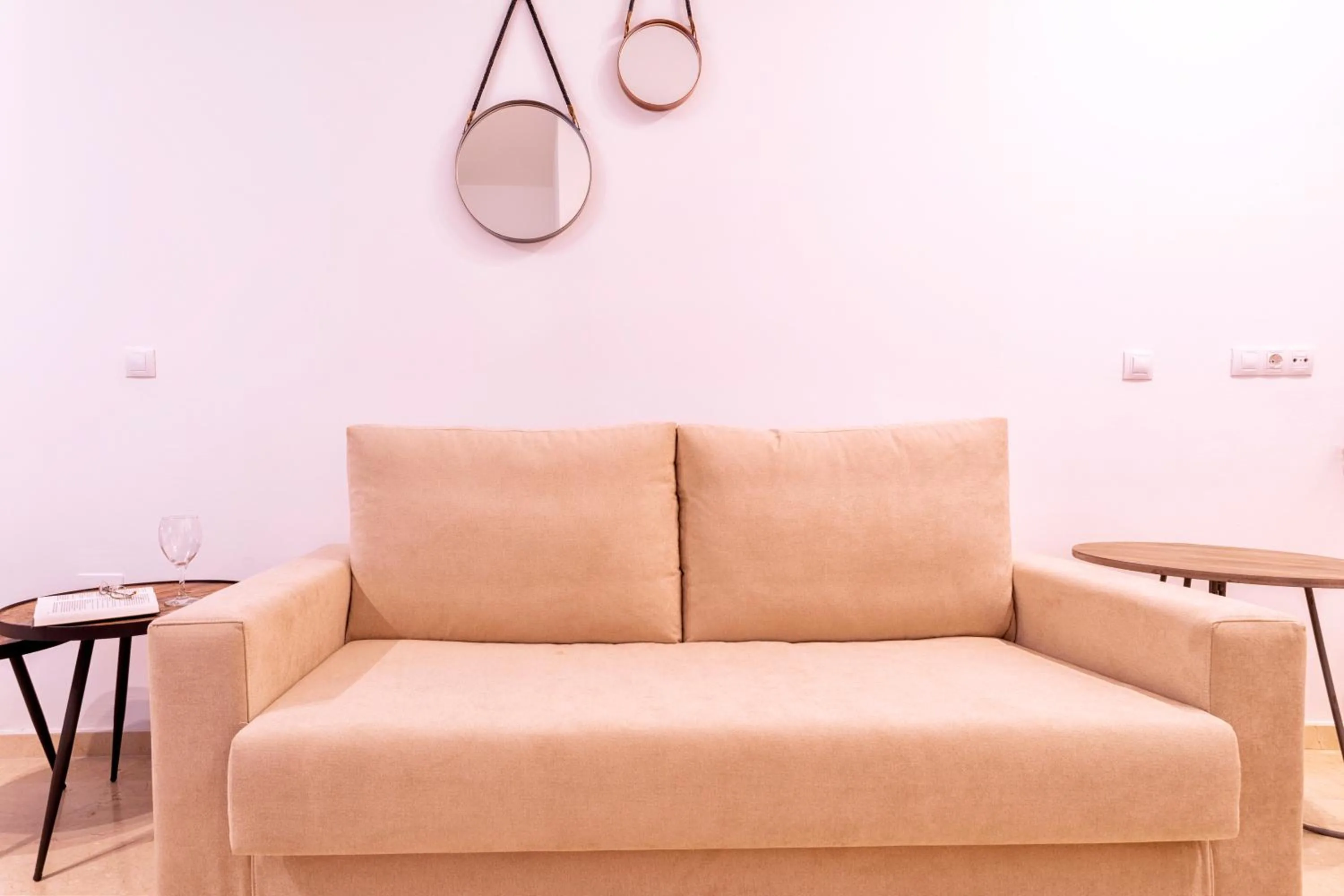 Living room in Málaga Central Suites