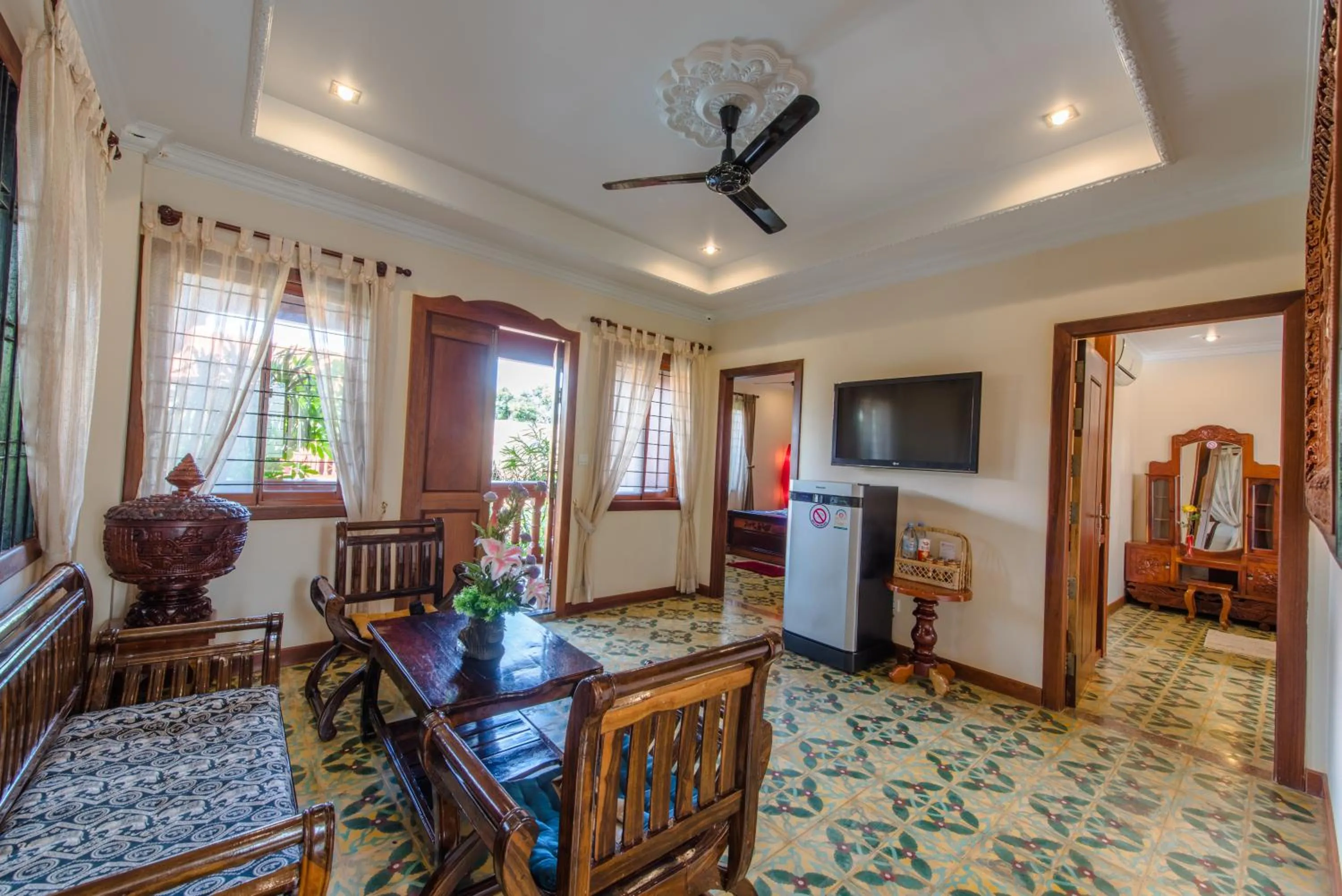 Living room in Delux Villa