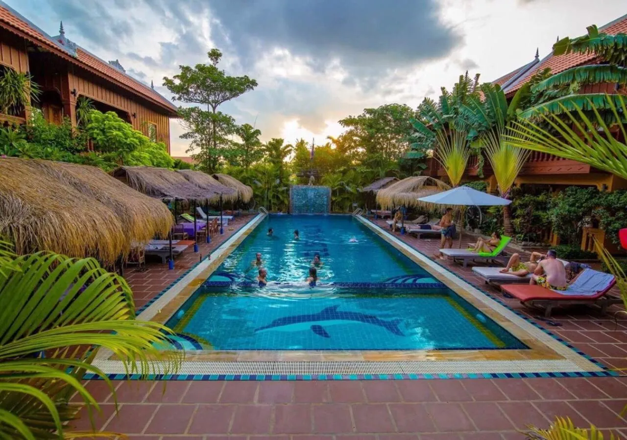 Pool view in Delux Villa