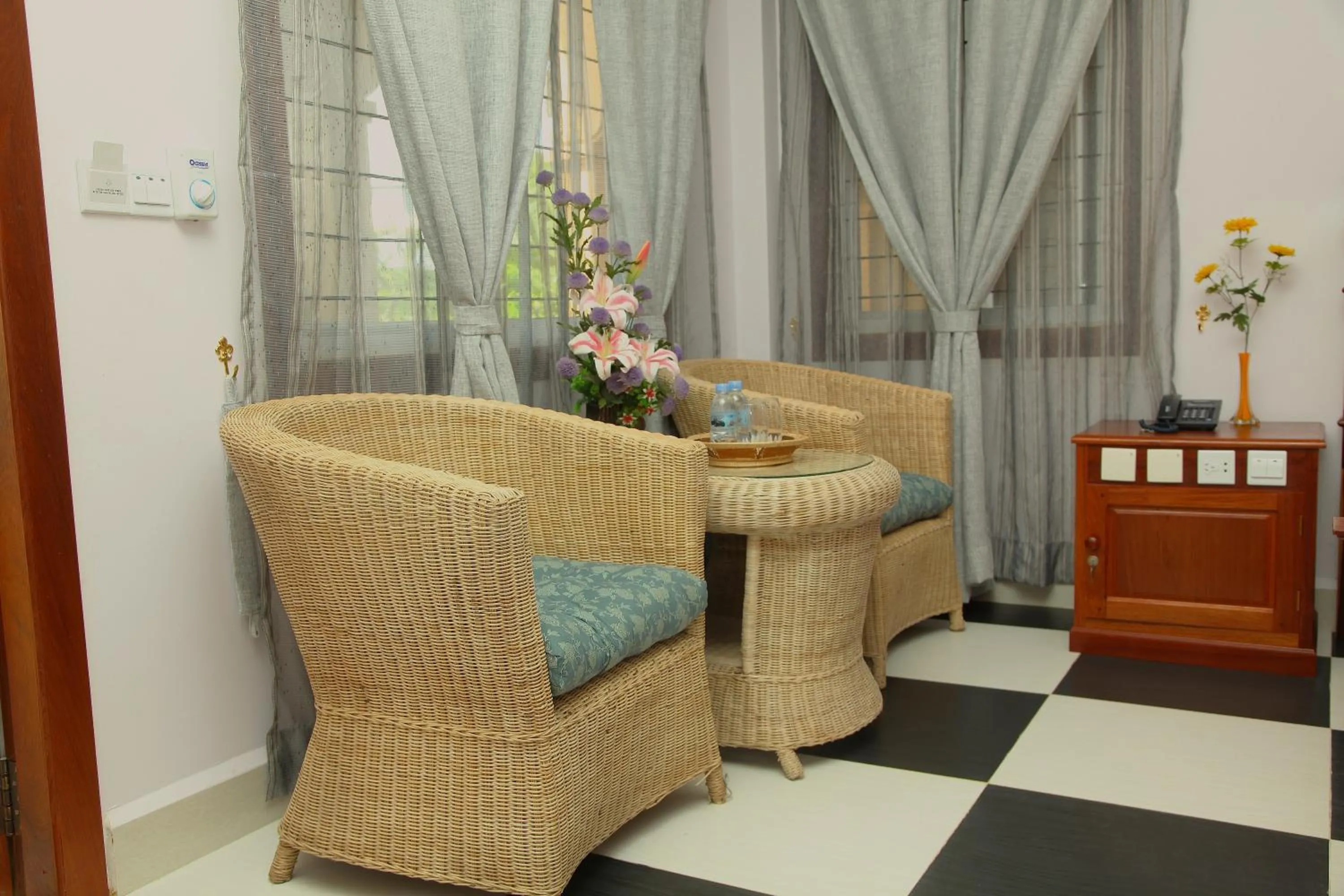 Seating area in Delux Villa