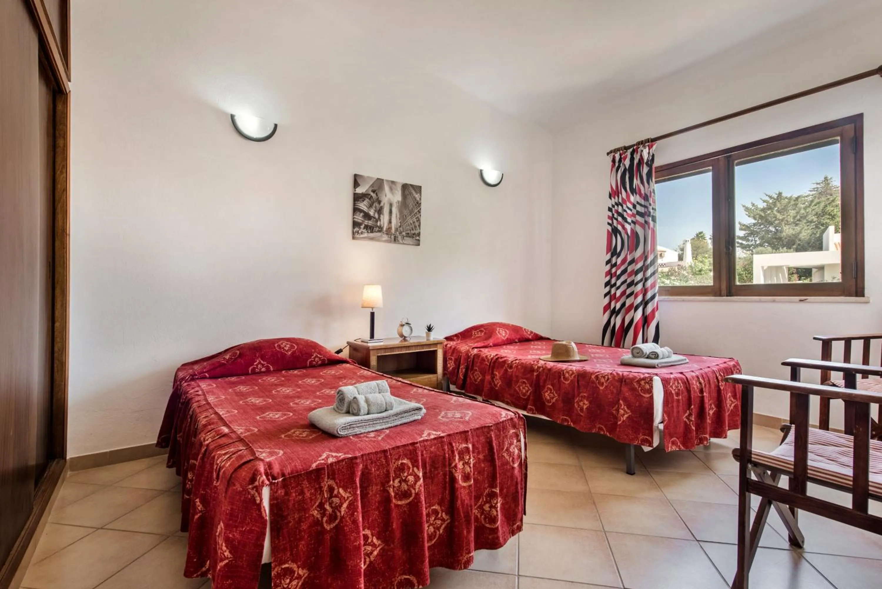 Bedroom, Bed in Exclusive Retreat in Vilamoura, private pool, off-street parking, Free AC wifi