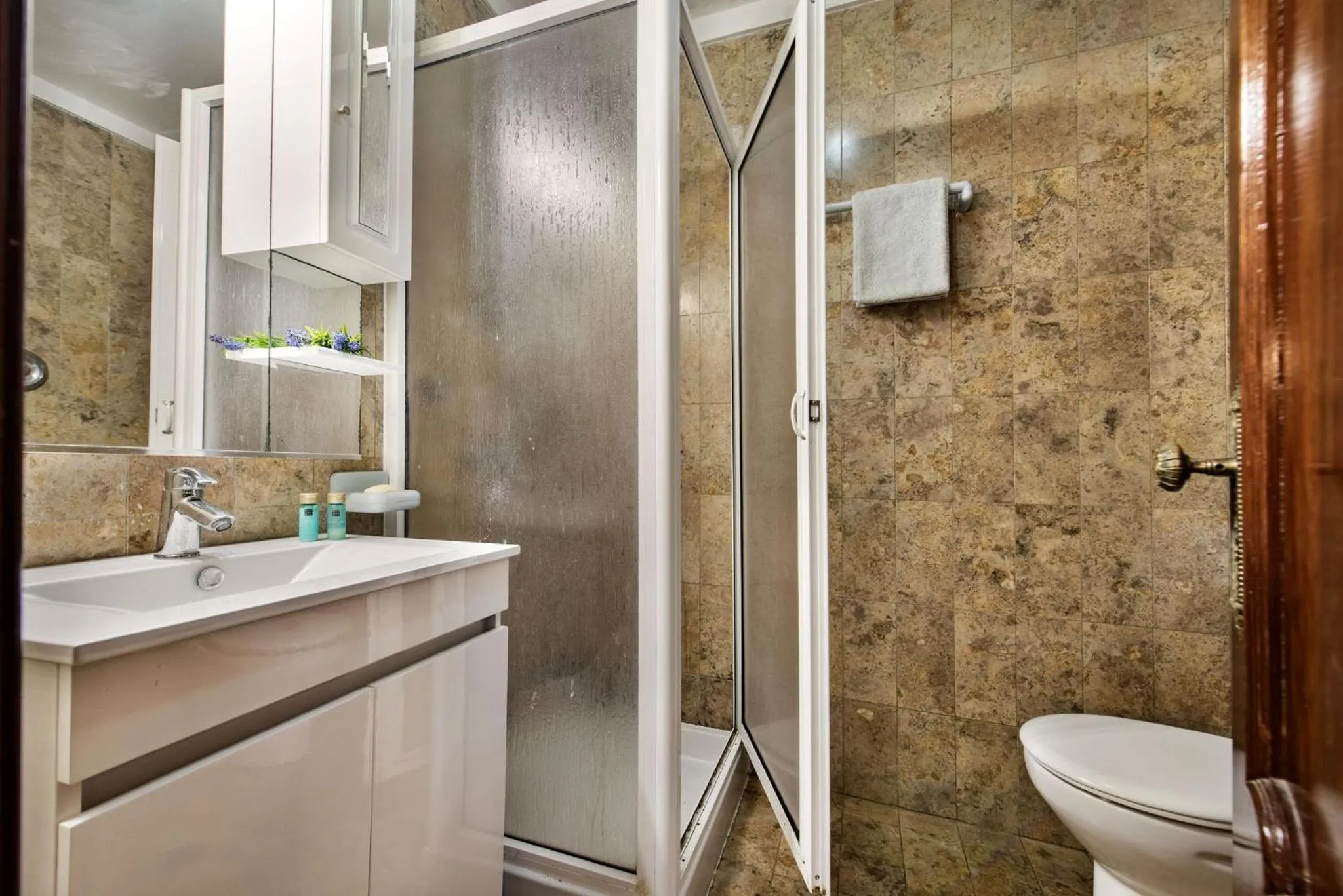 Shower in 5 En-Suite Bedrooms, close to centre, free AC WiFi