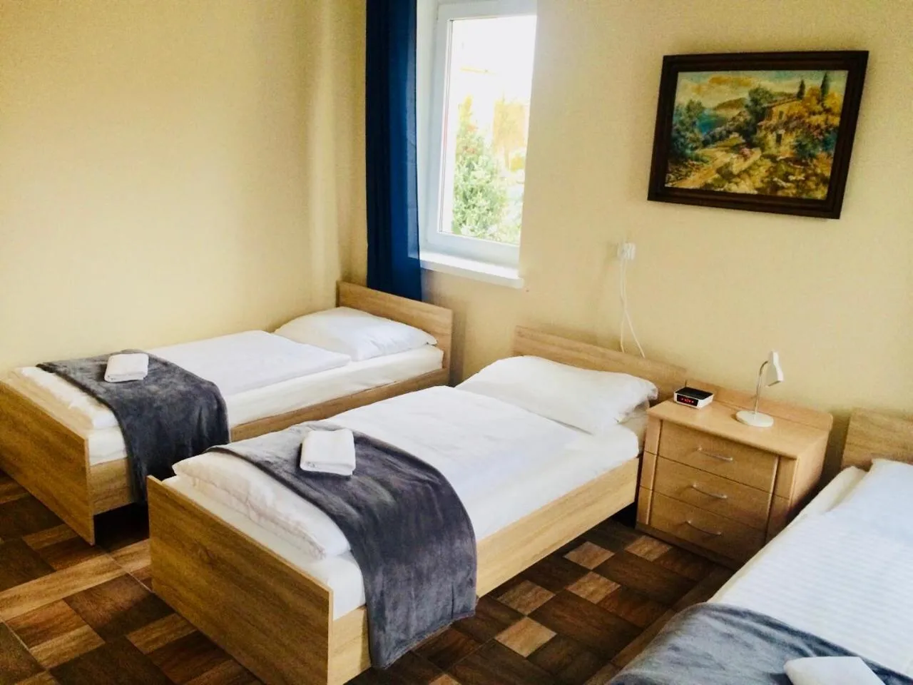 Bed in Pokoje Goscinne ATENA