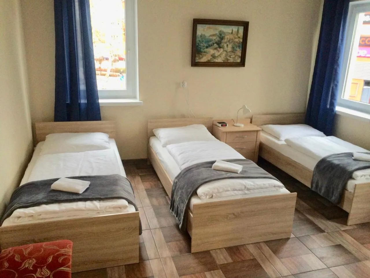 Bed in Pokoje Goscinne ATENA