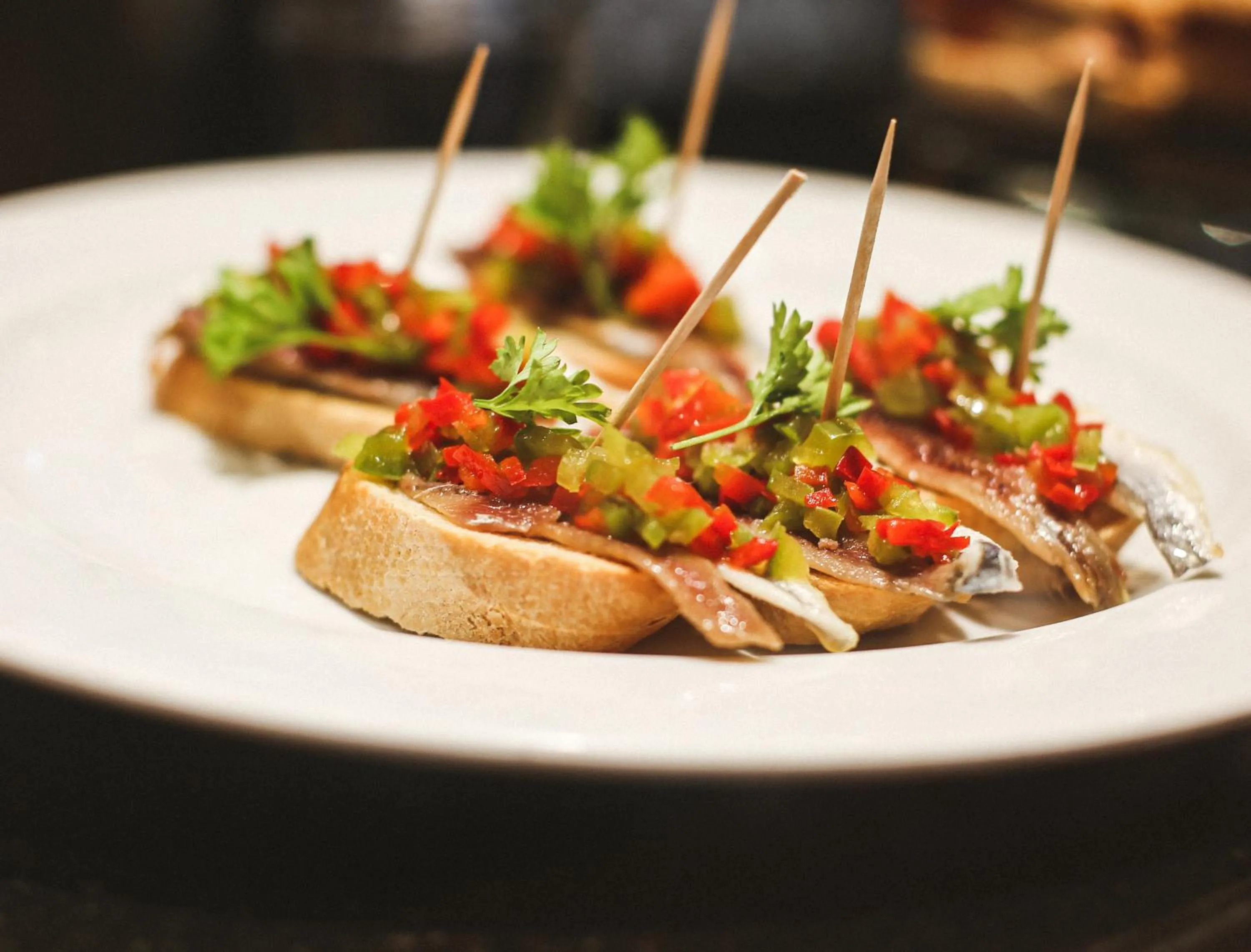 Food and drinks in Loft Osteria by Sagardi