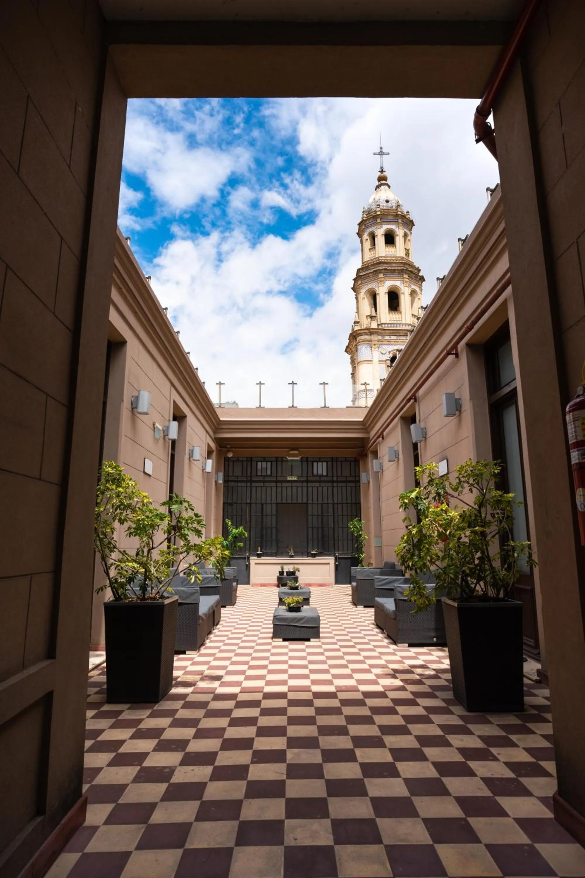 Patio in Loft Osteria by Sagardi