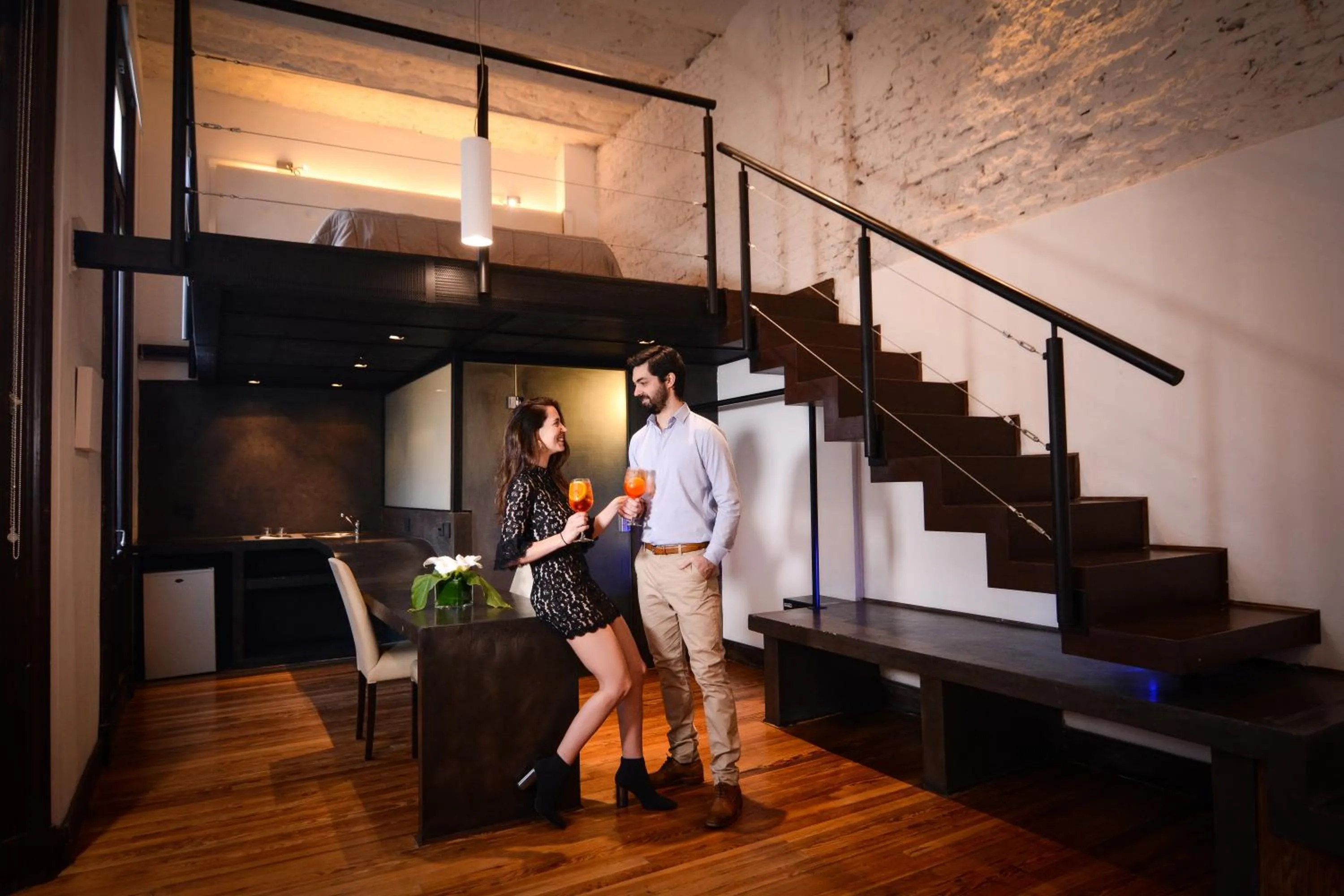 People in Loft Osteria by Sagardi