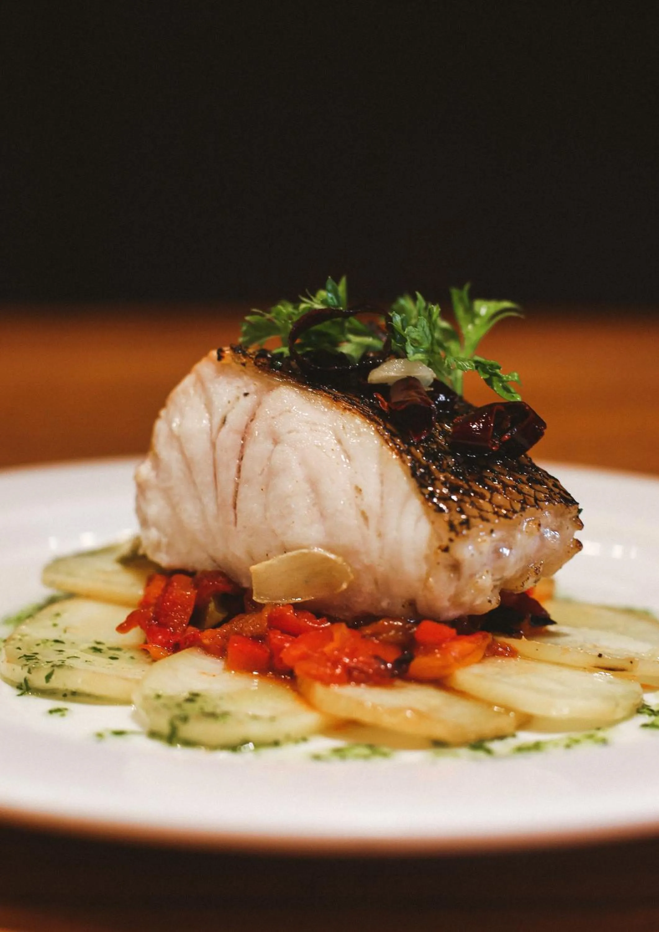 Food and drinks in Loft Osteria by Sagardi