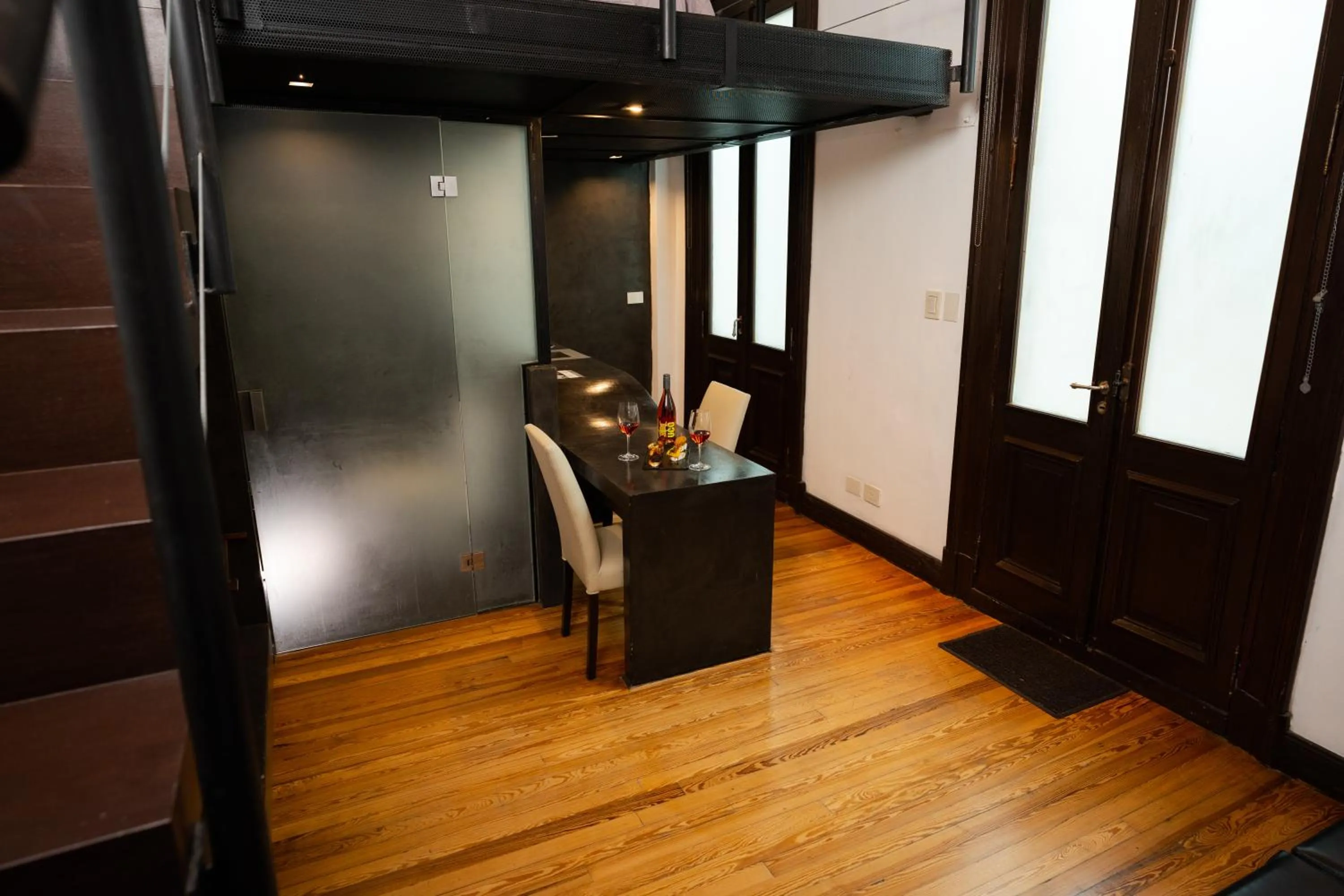 Living room in Loft Osteria by Sagardi