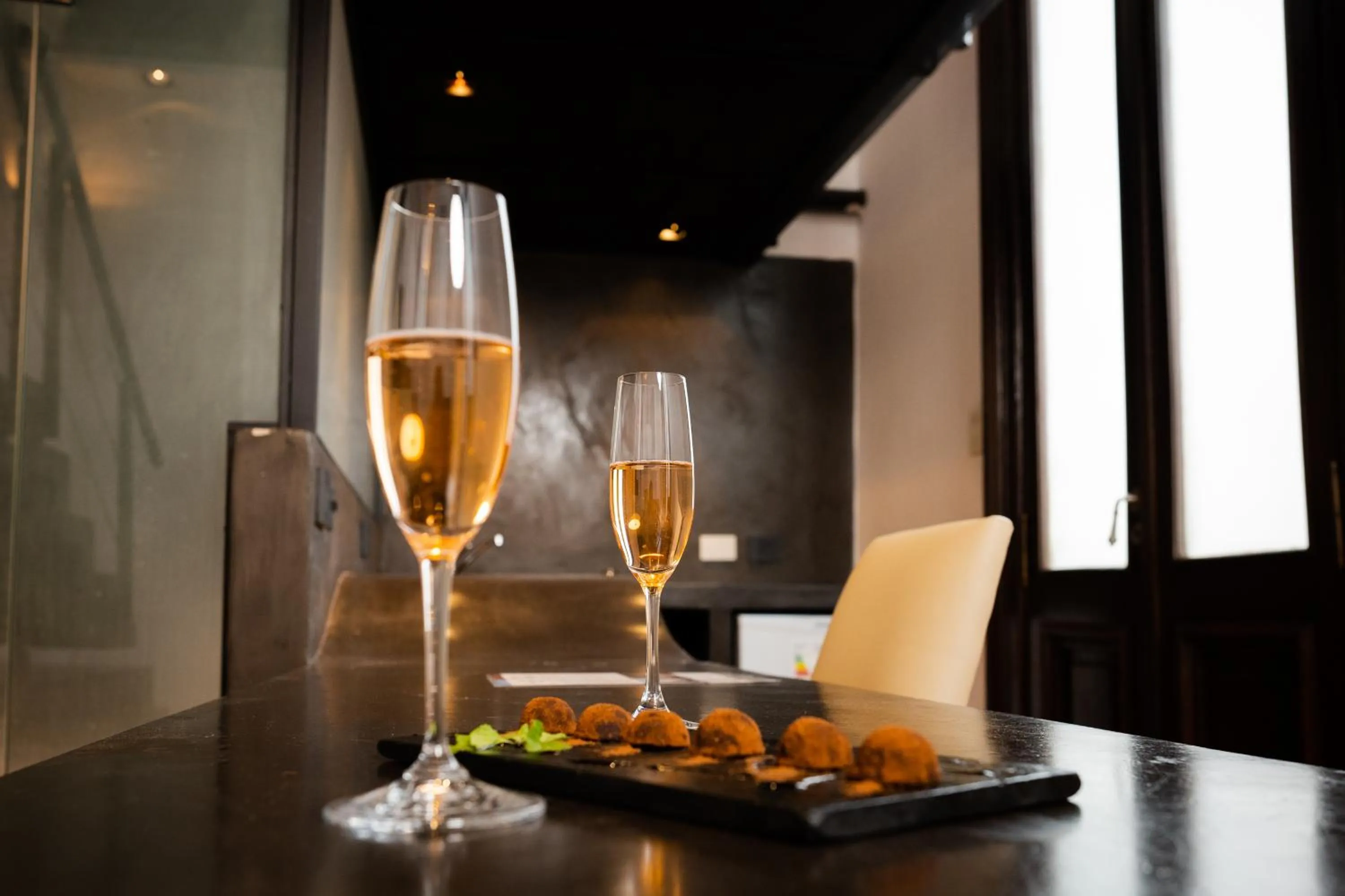 Dining area in Loft Osteria by Sagardi