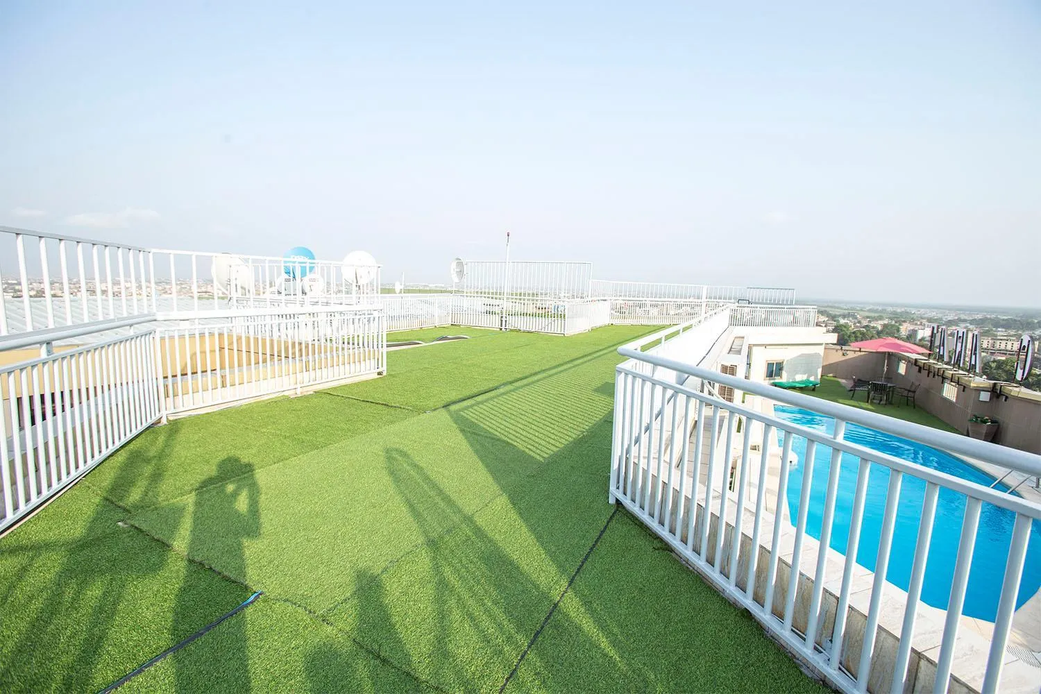 Balcony/Terrace in Residence Le Carat Bonapriso