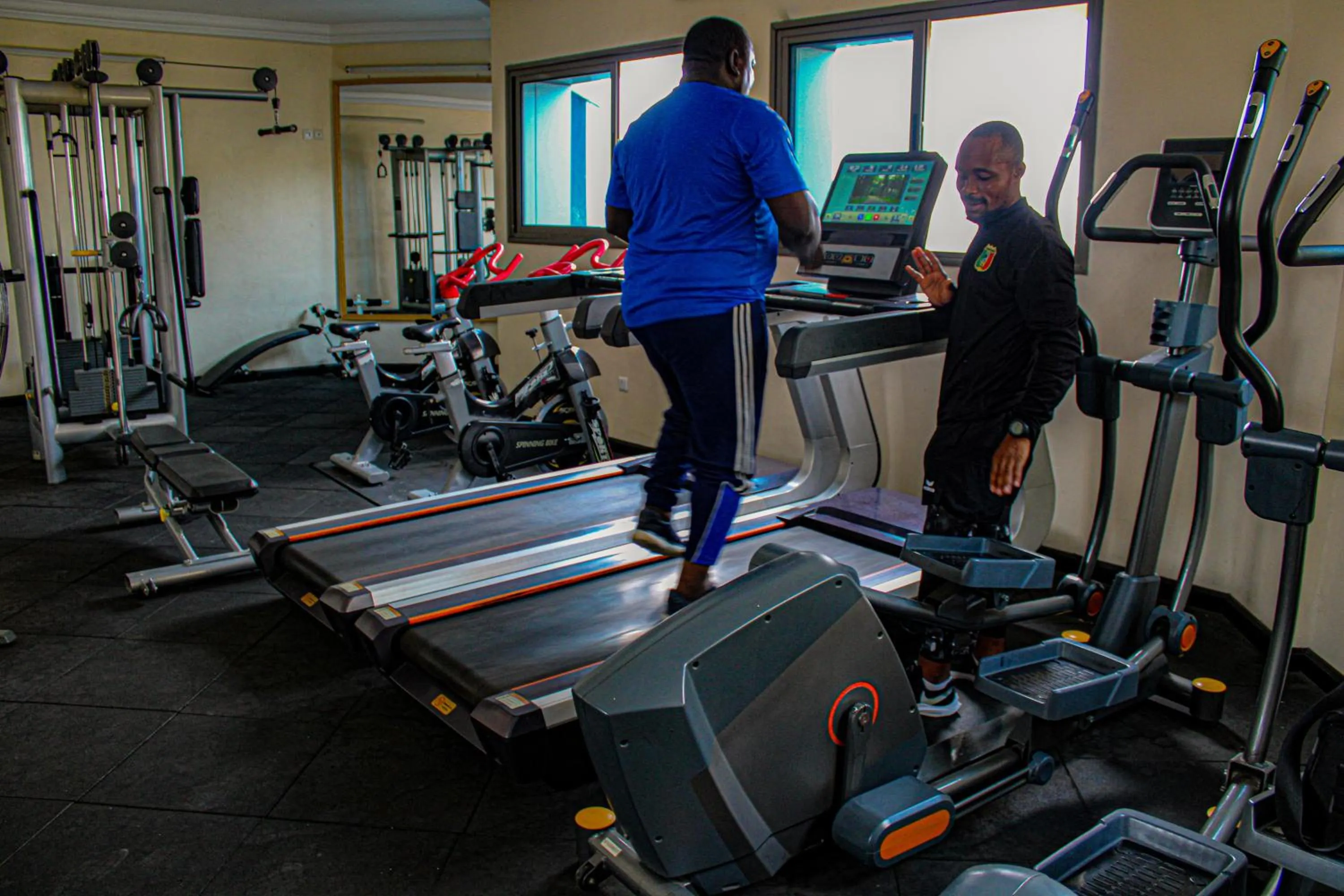 Fitness centre/facilities in Residence Le Carat Bonapriso