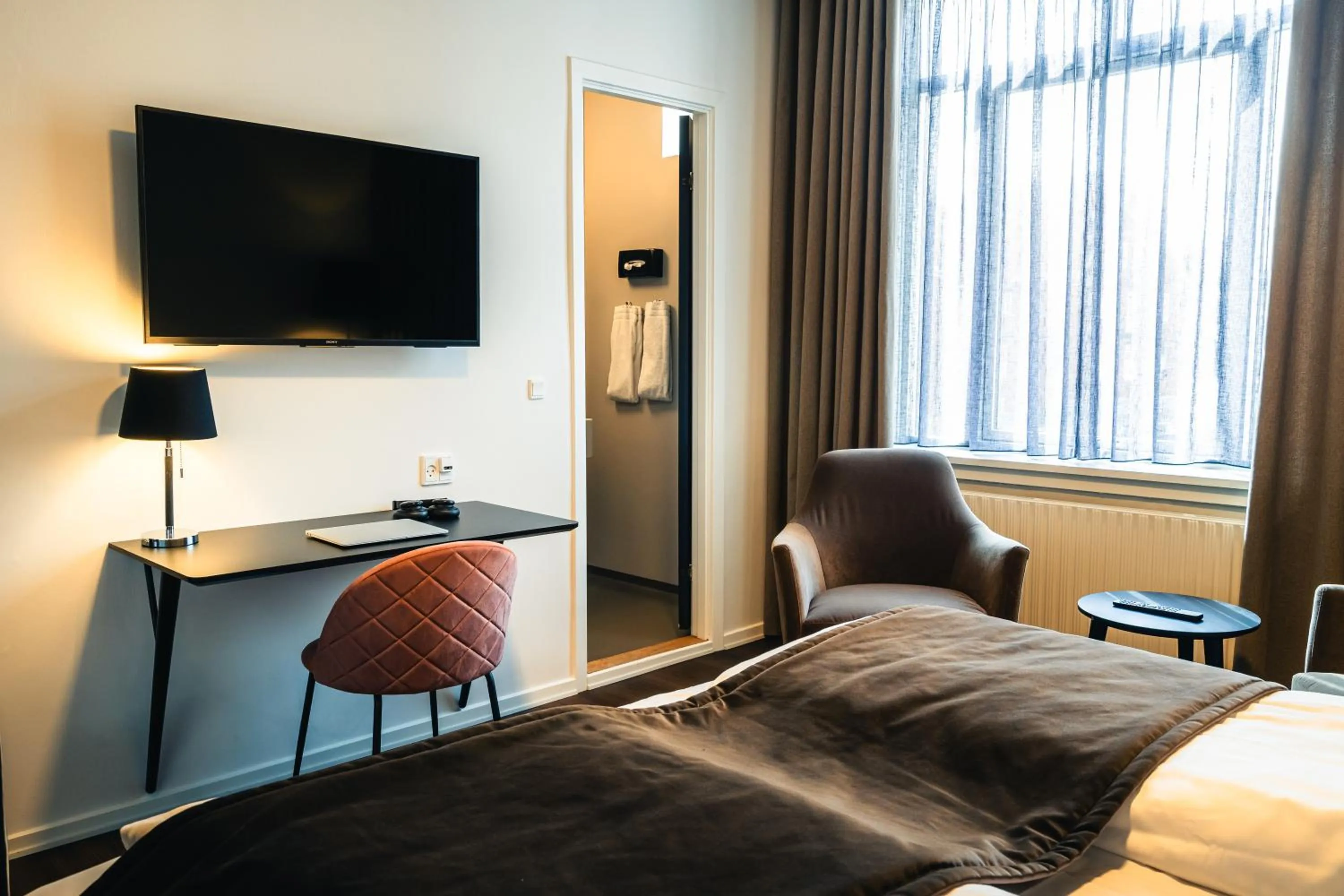 Bed in Struer Grand Hotel