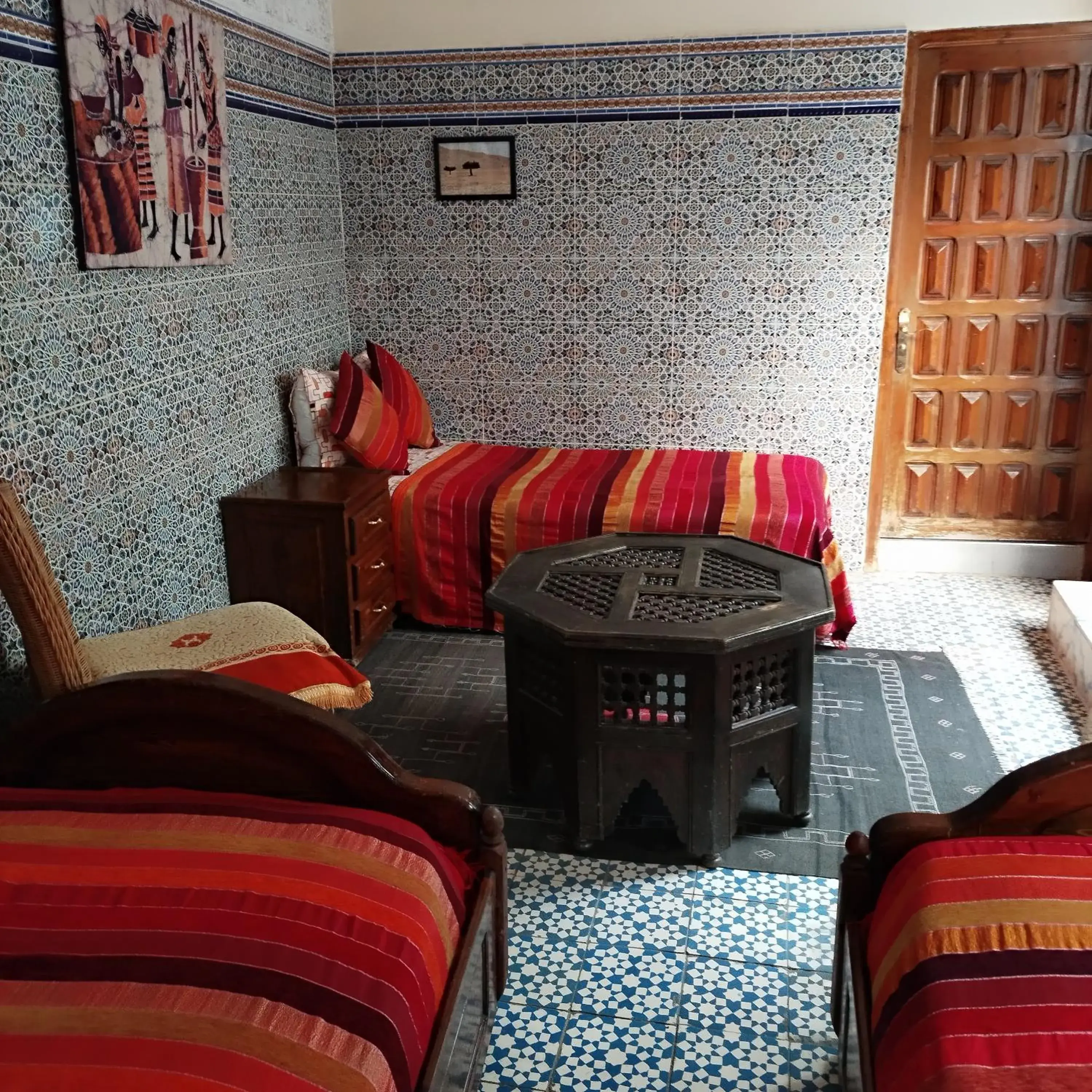 Royal Twin Room in Ryad Bab Berdaine Royal Twin Room in Ryad Bab Berdaine