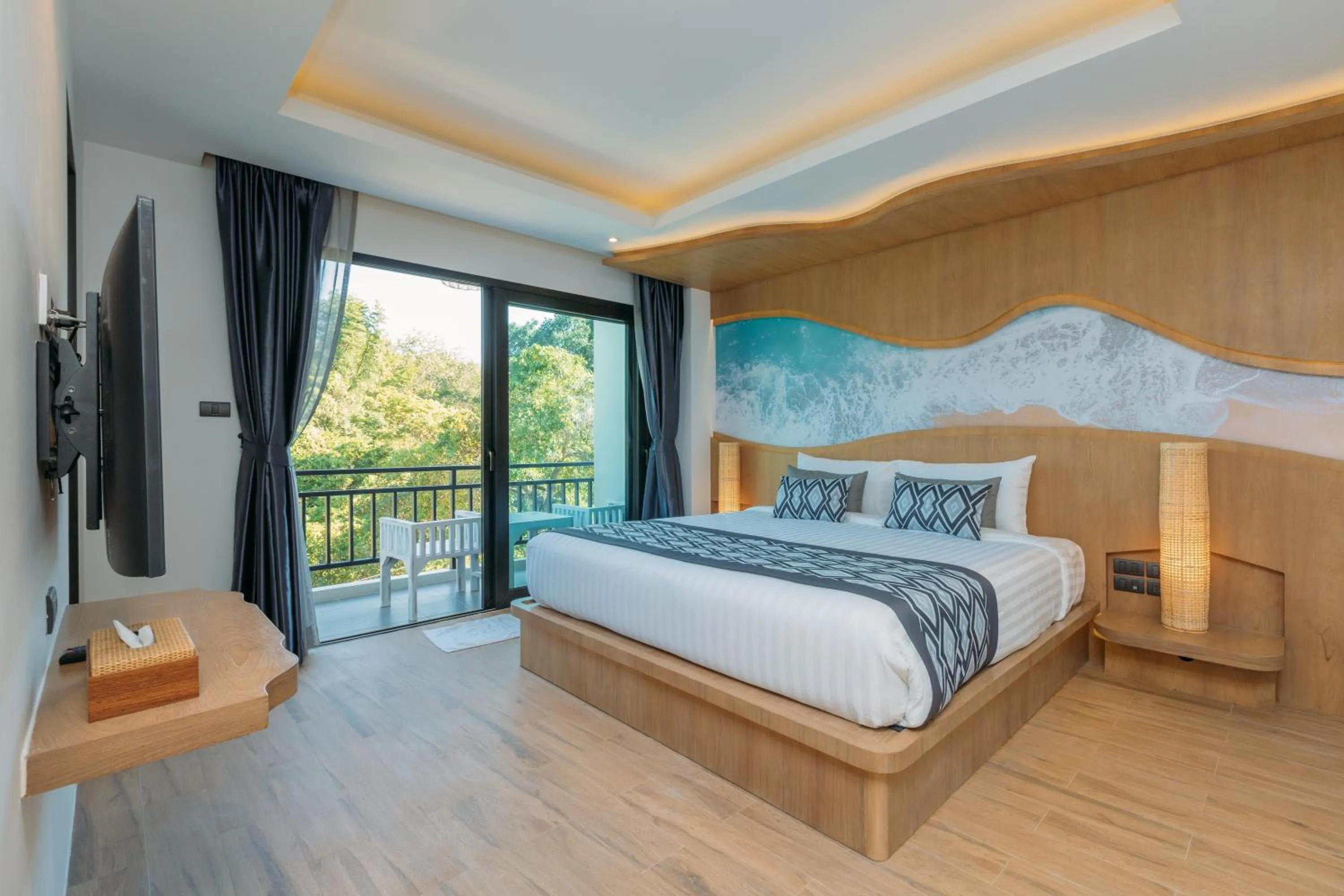 Bed in Baan Taranya Koh Yao Yai Resort