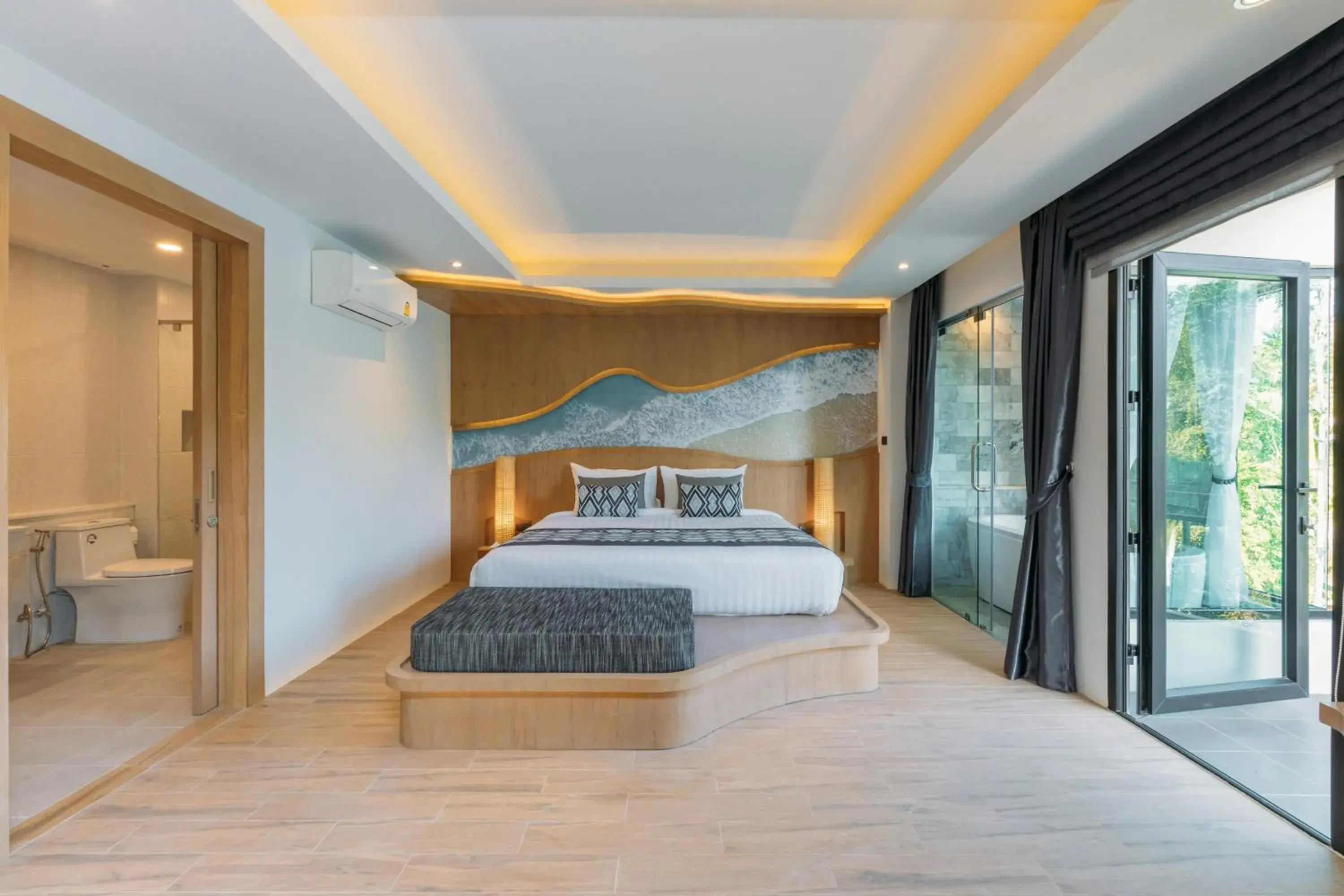 Bed in Baan Taranya Koh Yao Yai Resort Bed in Baan Taranya Koh Yao Yai Resort