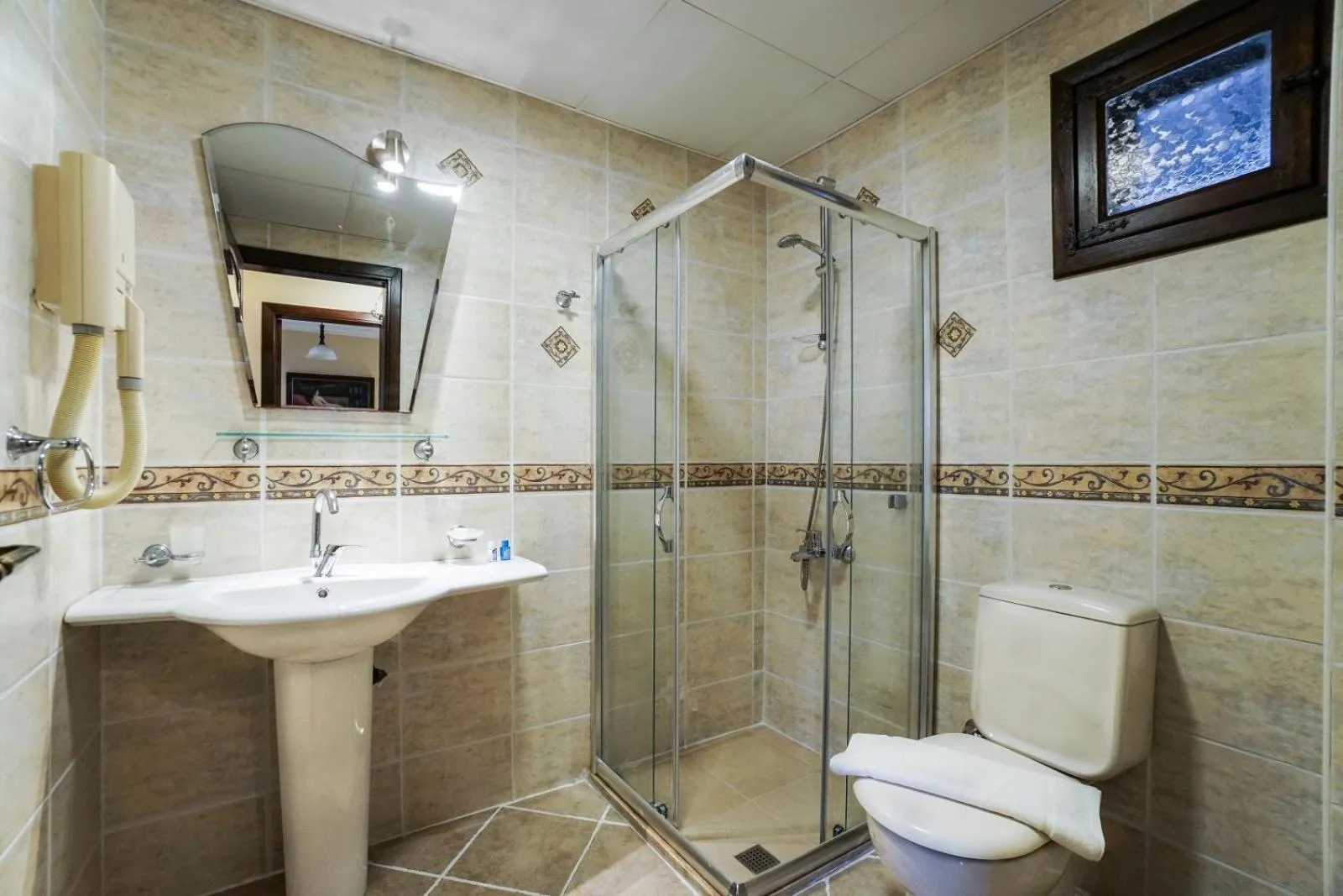 Shower in Mira Suites