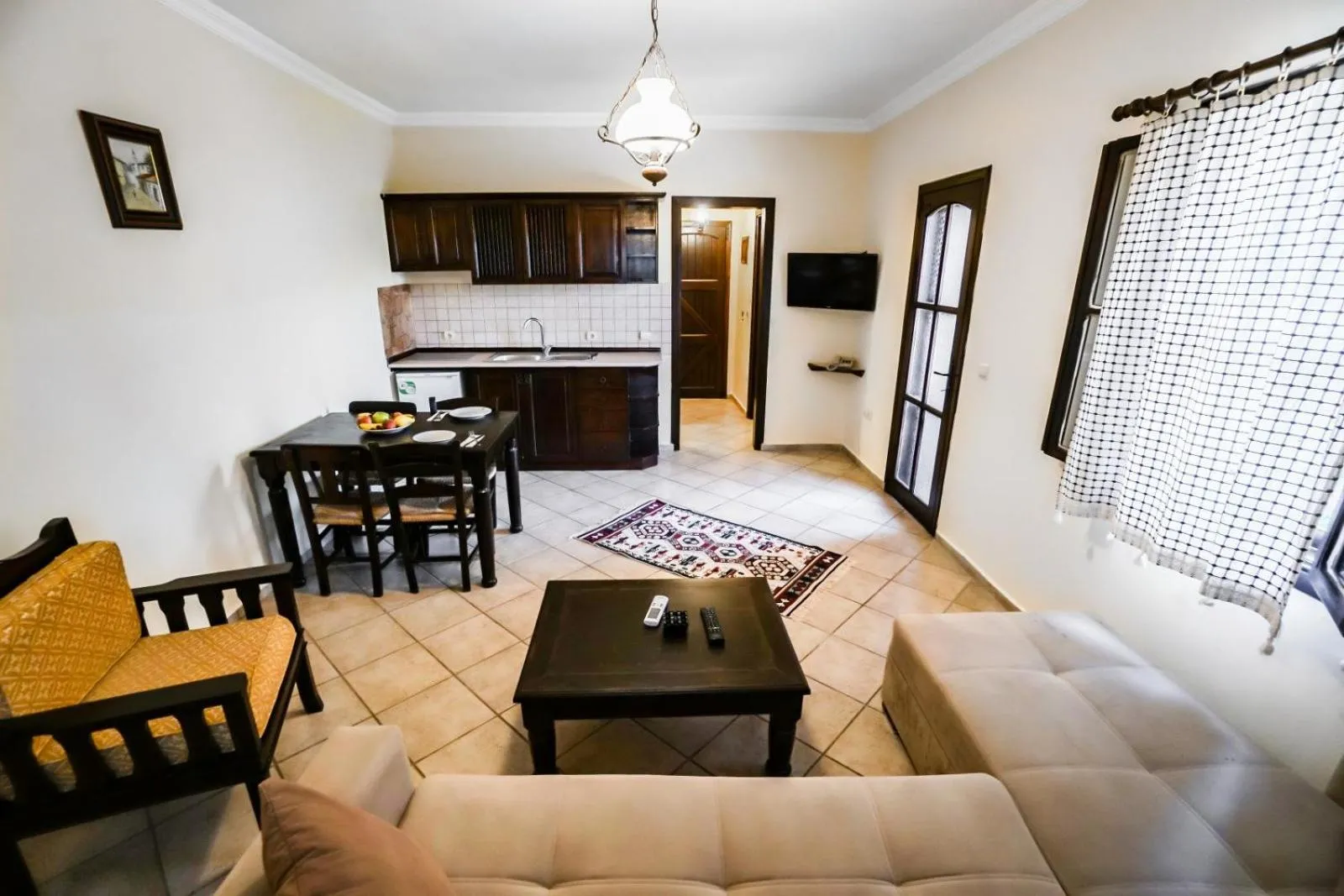 Living room in Mira Suites