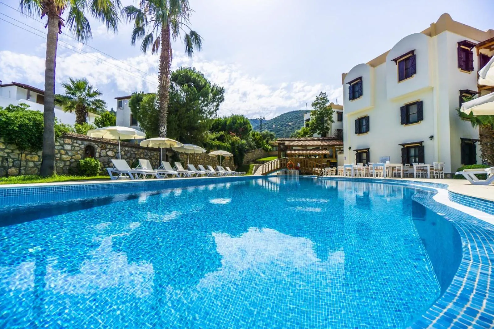 Pool view in Mira Suites