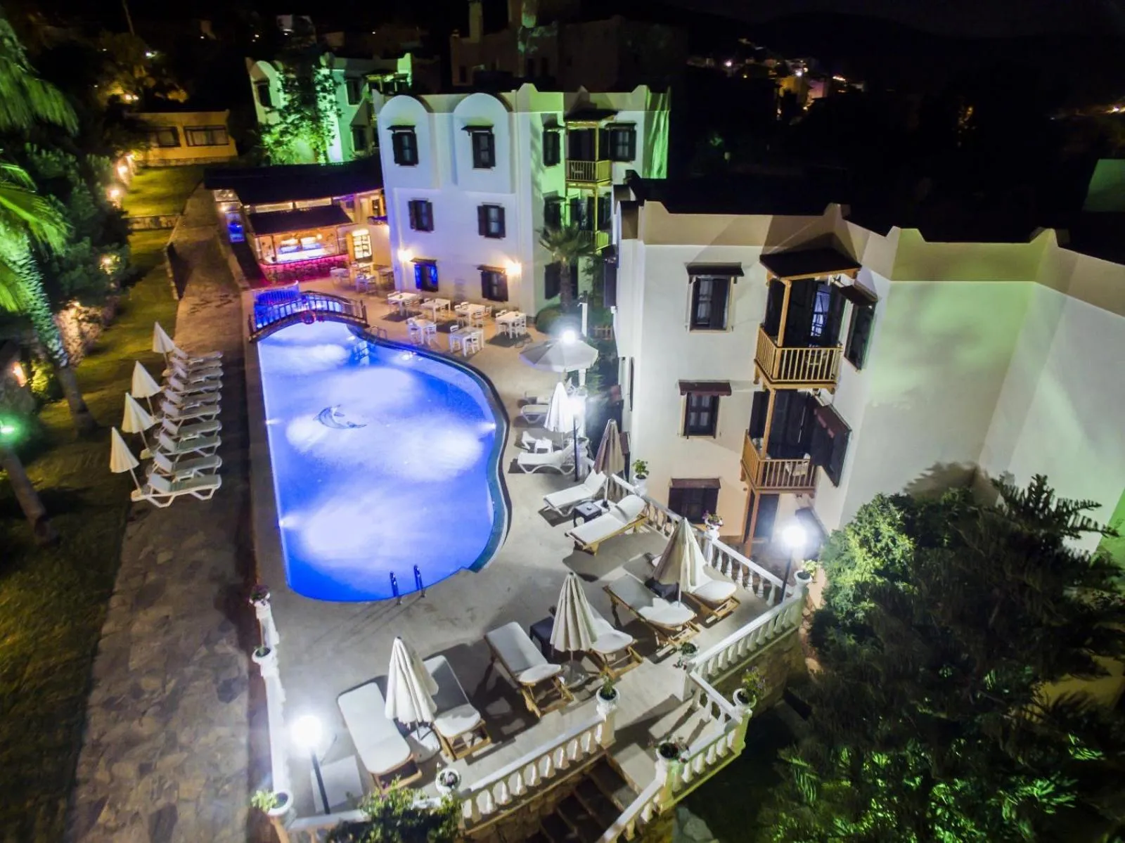 Pool view in Mira Suites