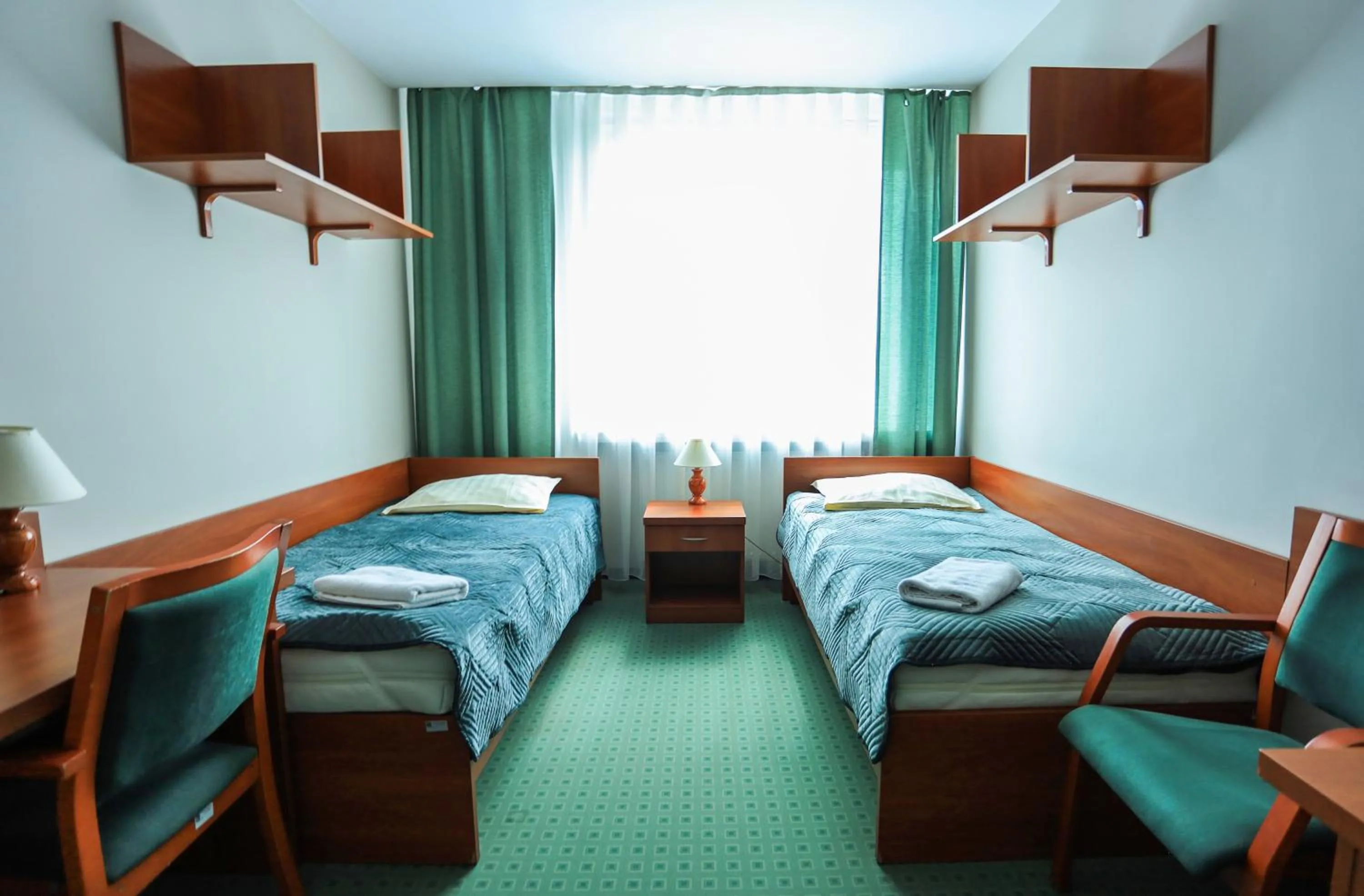 Bed in Hotel Krakowiak