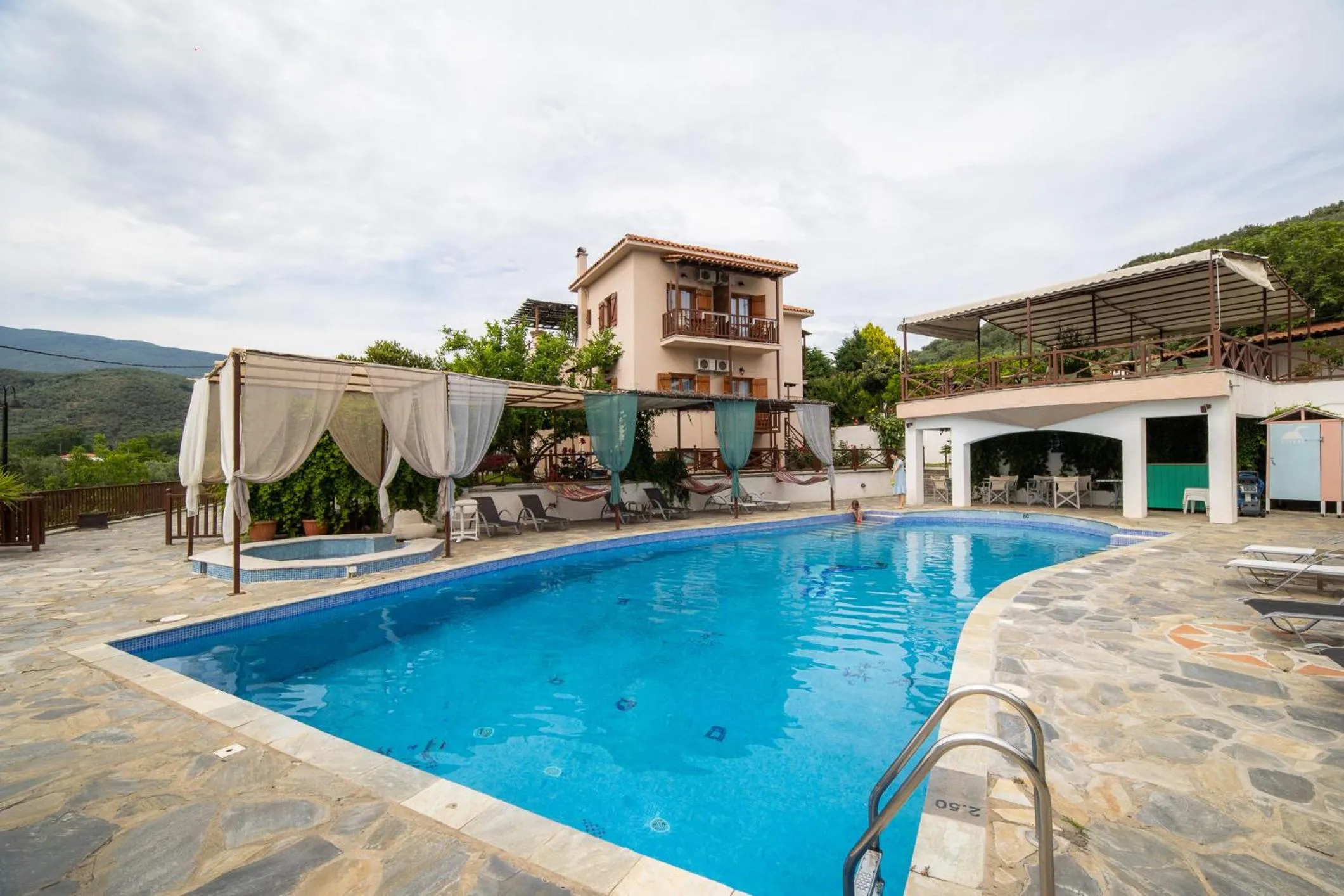 Swimming pool in Seralis Pelion